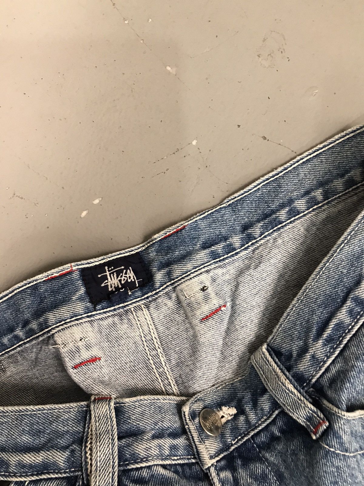 Stussy × Vintage Vintage 90s Stussy straight fit carpenter denim Size US 36 / EU 52 - 7 Thumbnail