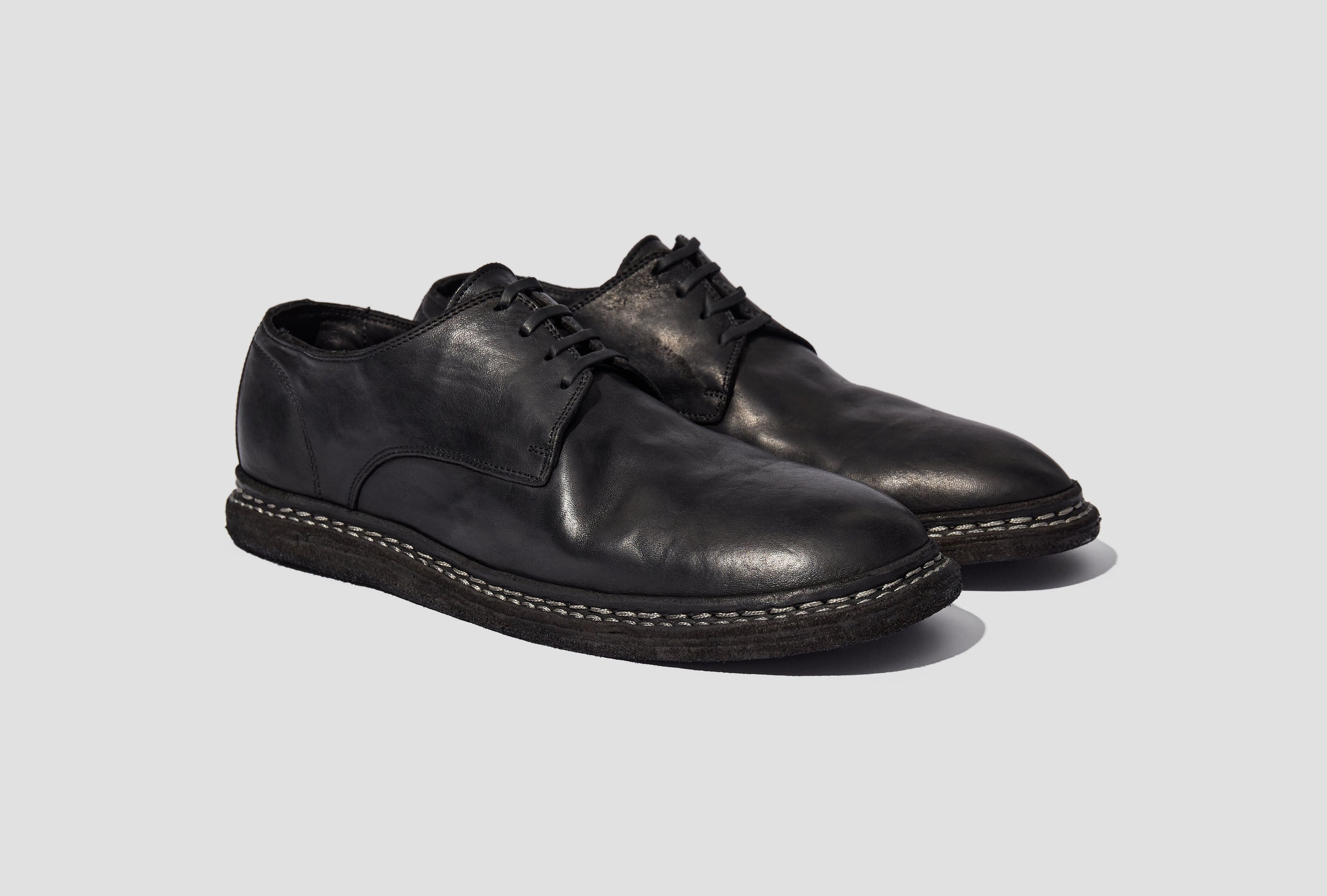 Guidi Guidi PL10L Brown high heel Horse Leather derby | Grailed