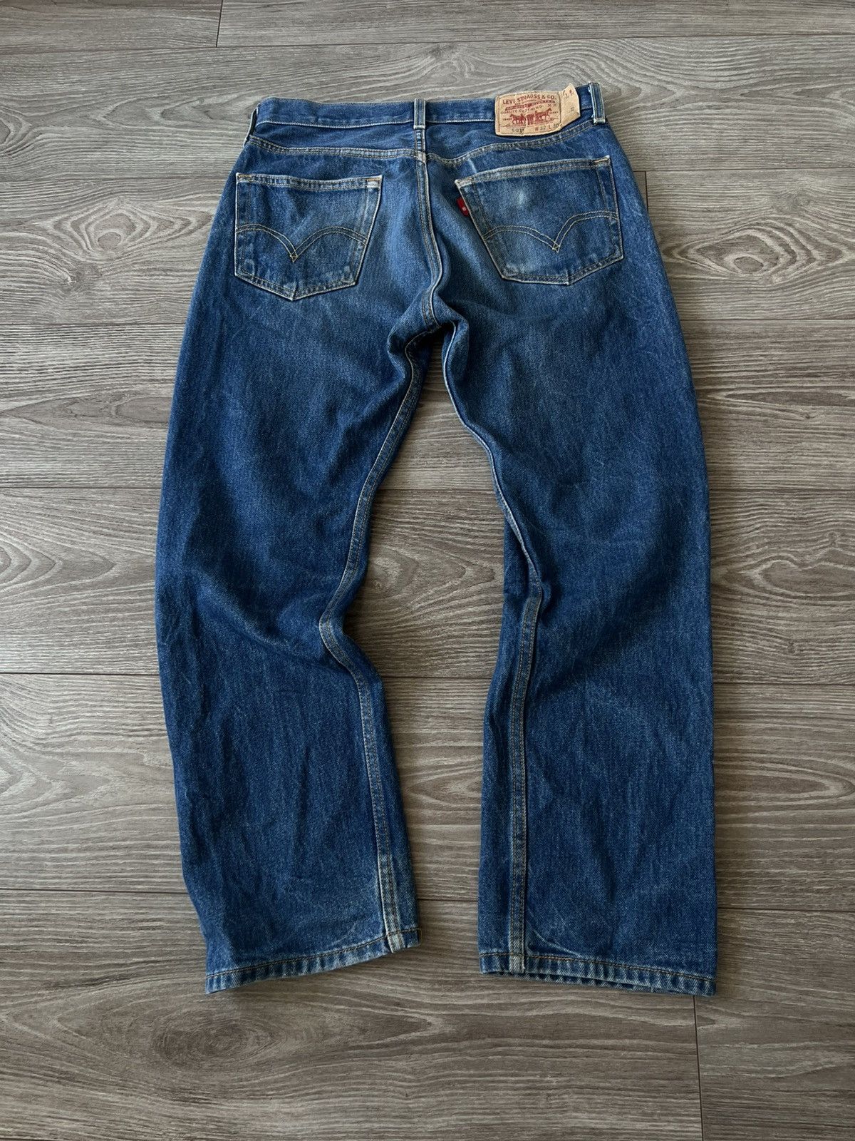 Levi's Vintage Clothing Rare Vintage Levis 501 Blue Denim Salvage Mexico Jeans Size US 32 / EU 48 - 1 Thumbnail
