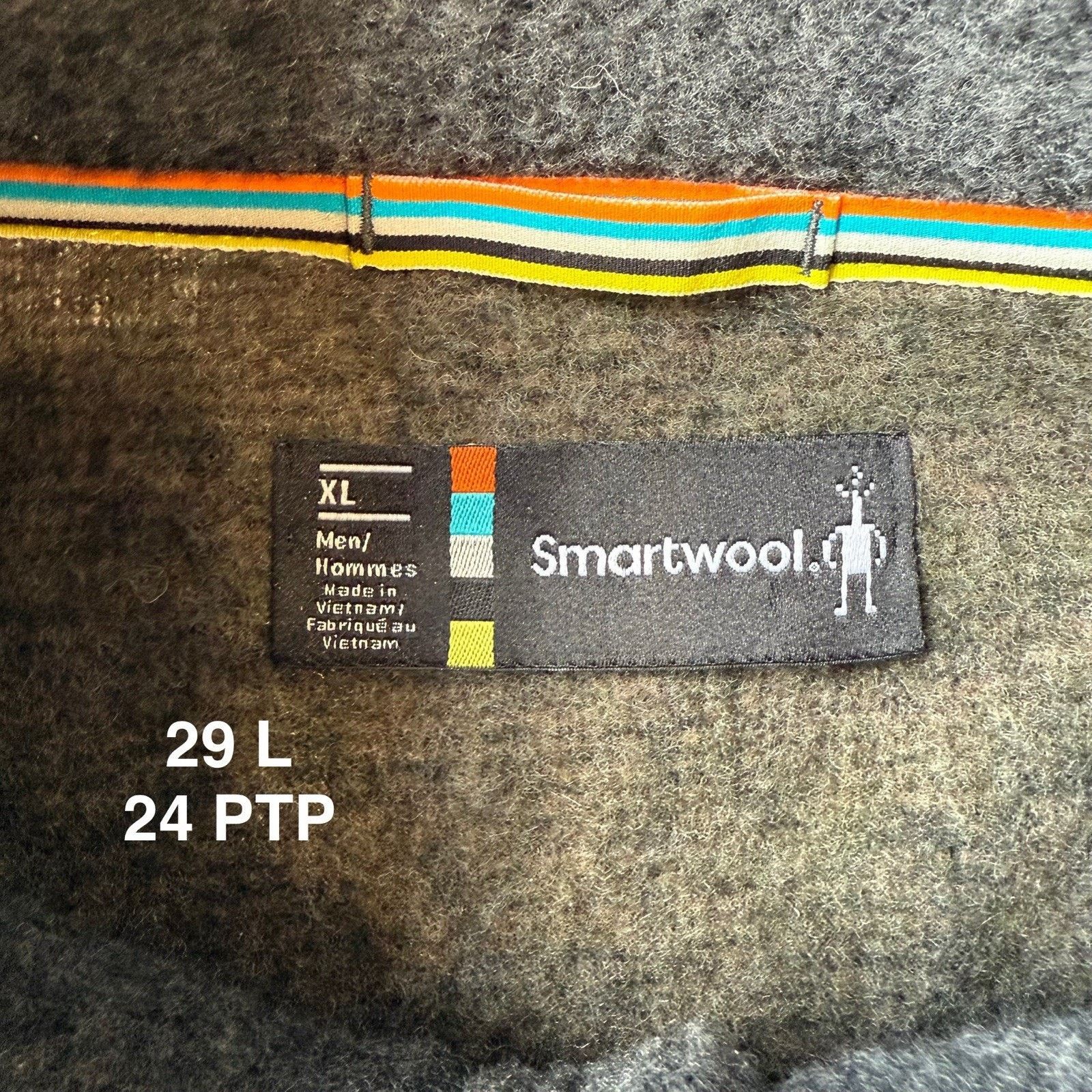 Smartwool Smartwool Hudson Trail Fleece Jacket XL Multicolor Full Zip Size US XL / EU 56 / 4 - 7 Thumbnail