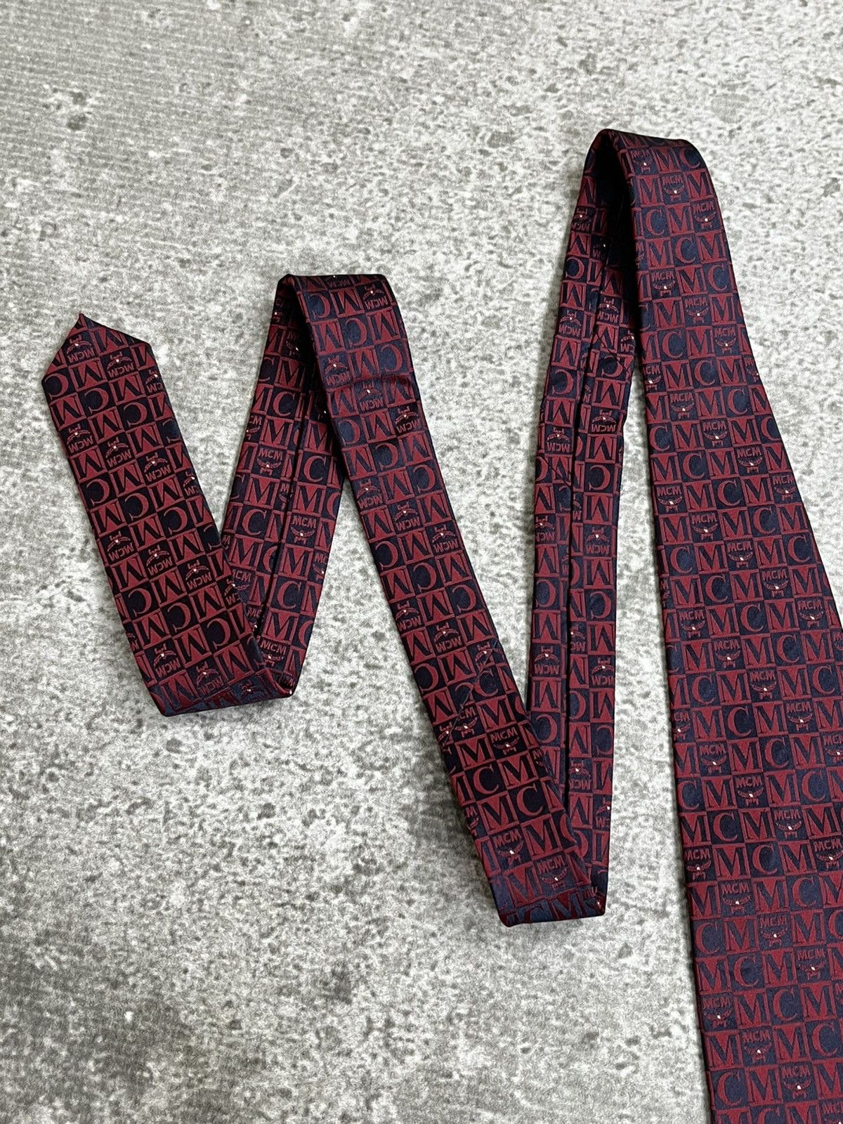 MCM MCM Swarovski Silk Tie Size ONE SIZE - 3 Thumbnail