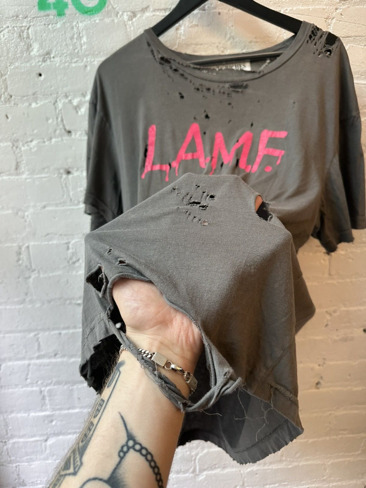 Enfants Riches Deprimes Thrashed ERD LAMF T-Shirt Size US L / EU 52-54 / 3 - 2 Thumbnail