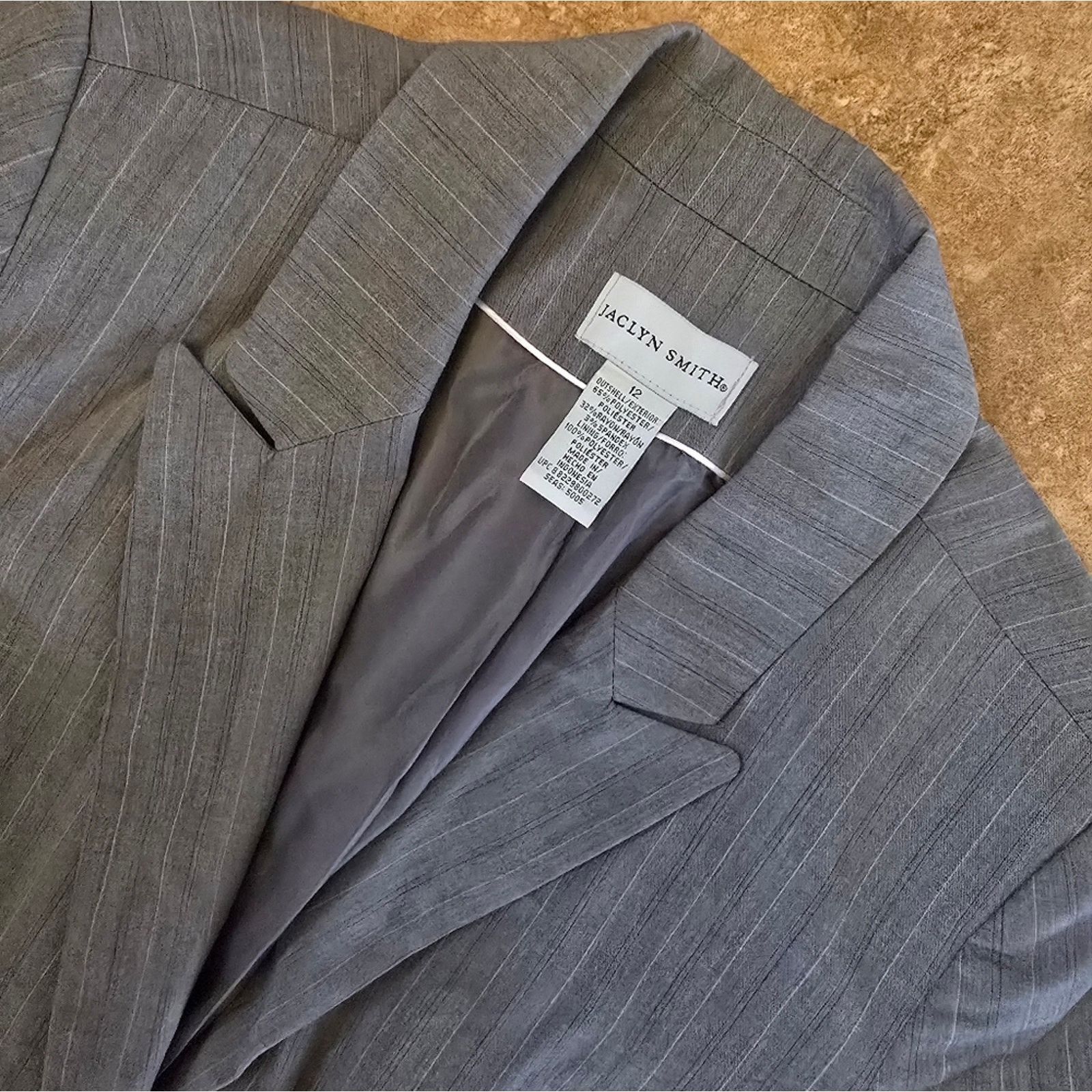 Other Grey | JACLYN SMITH | Business Blazer Size XL / US 12-14 / IT 48-50 - 3 Thumbnail