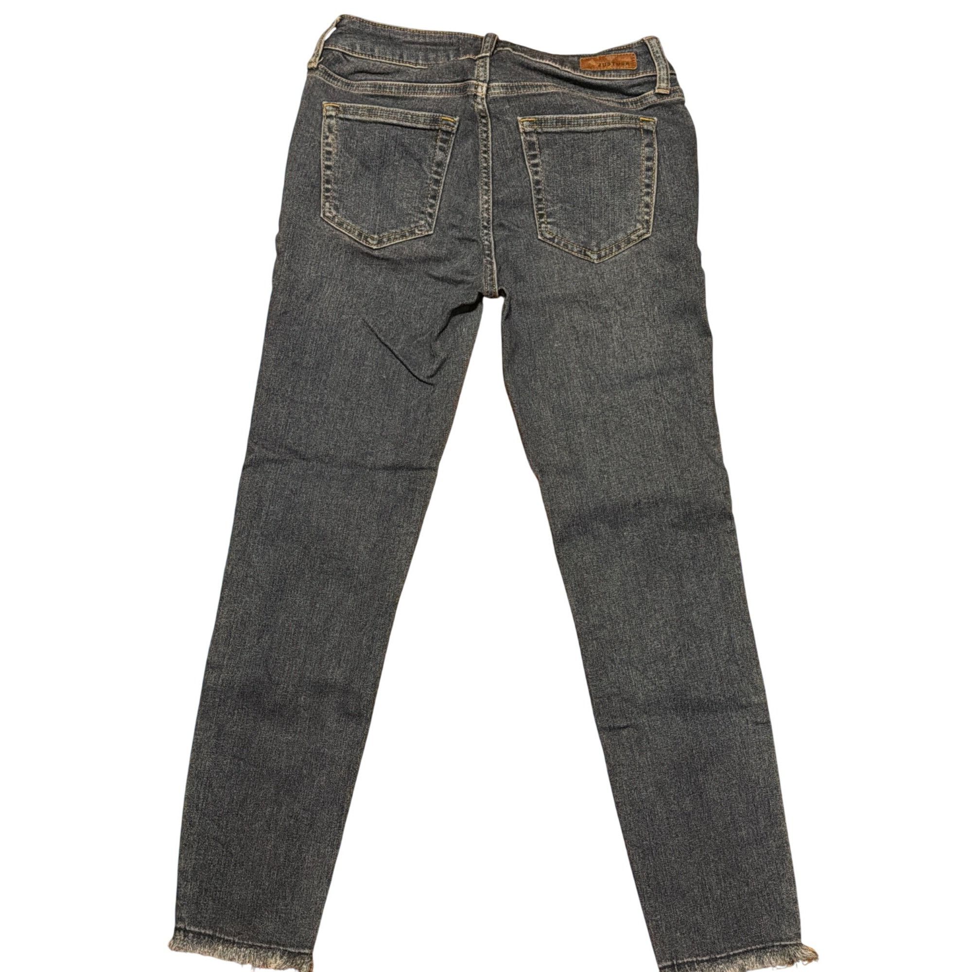 Other Just USA Skinny Jeans Blue Denim Cropped Raw Hem Pockets Siz Size 26" / US 2 / IT 38 - 4 Thumbnail