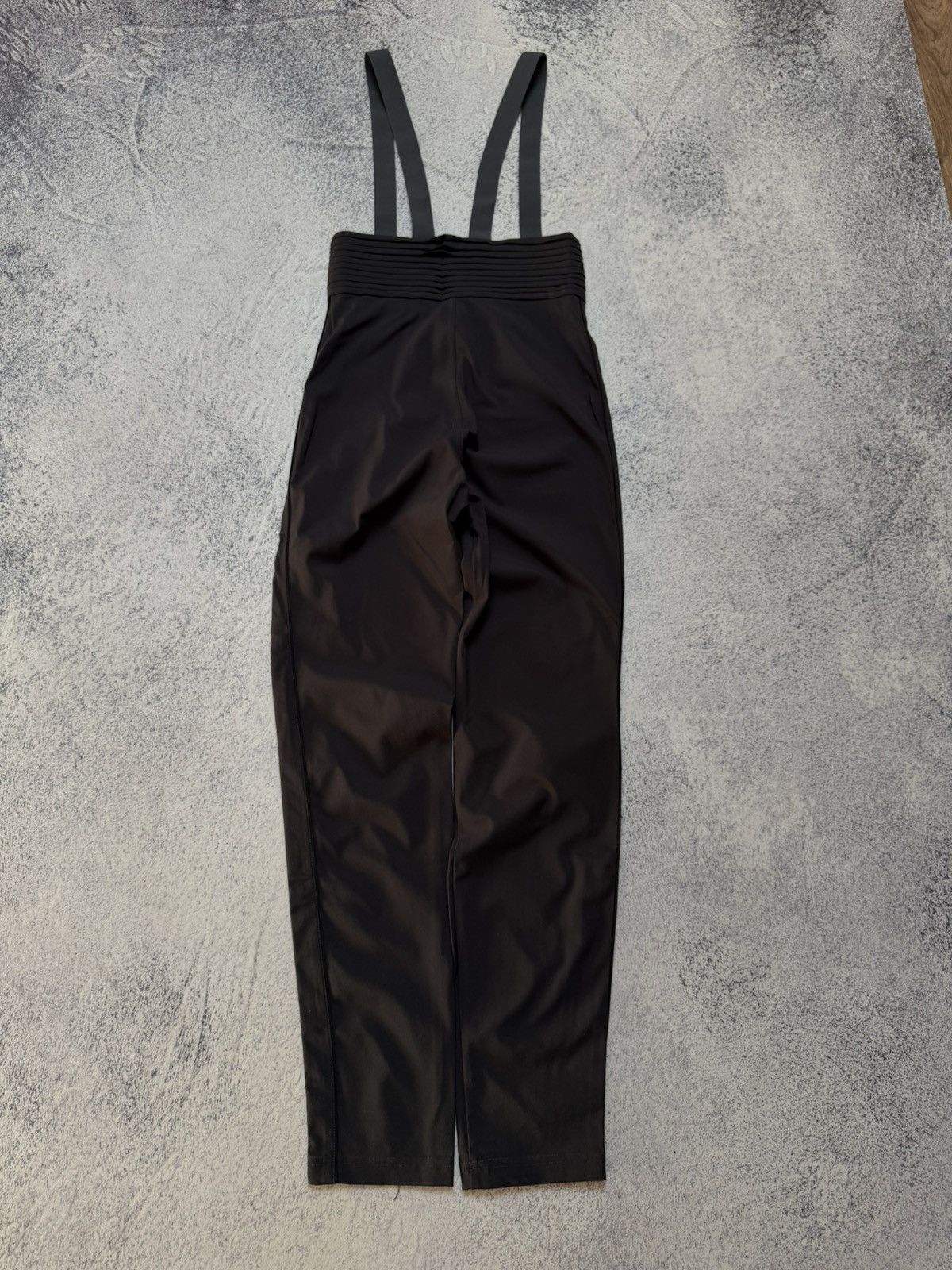 Marithe + Francois Girbaud Style Rick Owens Overalls High Waist Suspender Pants Size 28" / US 6 / IT 42 - 3 Thumbnail