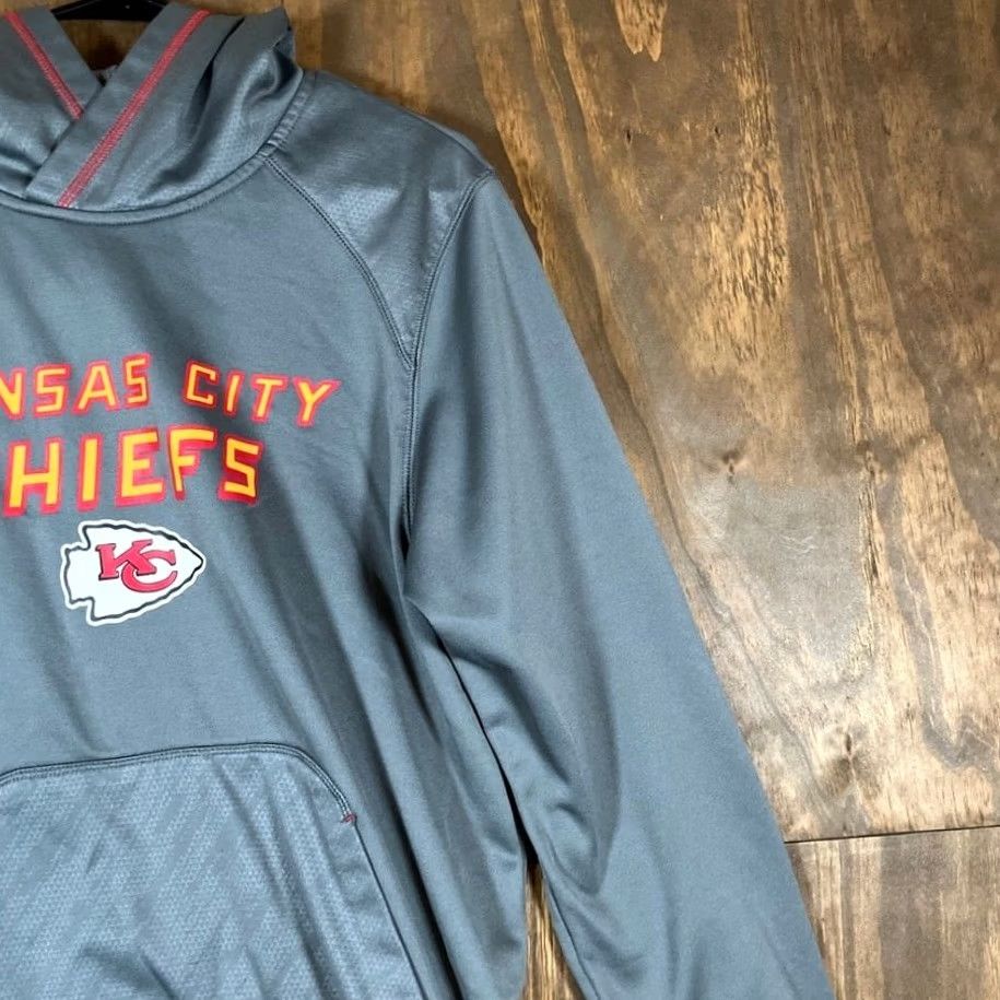 NFL Team Apparel Sweatshirt Kansas City Chiefs NFL Hoodie TX3 Warm Front Pocket M Mens Sweatshirt Size US M / EU 48-50 / 2 - 5 Thumbnail