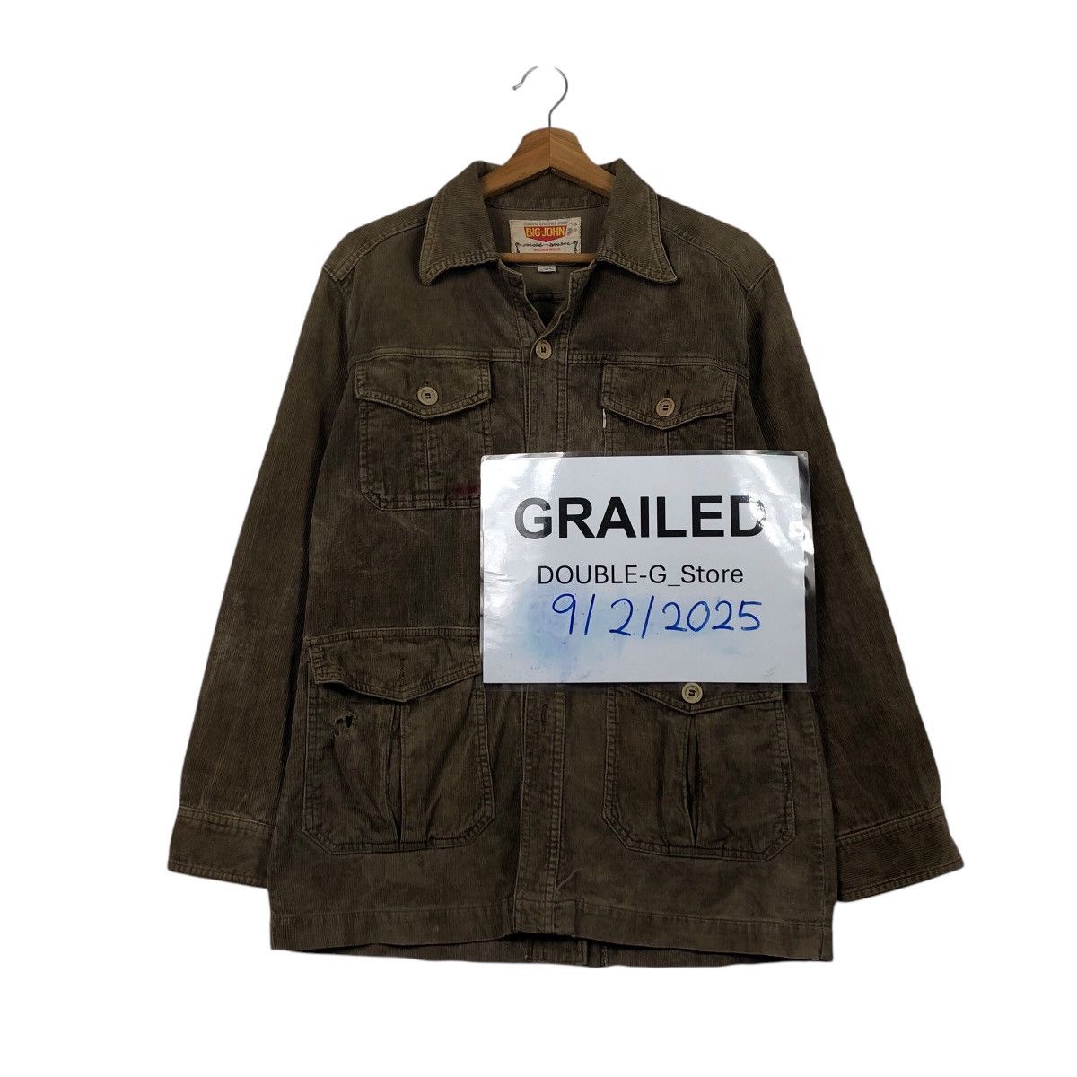 📌Vintage Chore Worker Jacket Corduroy Big John Issey Miyake