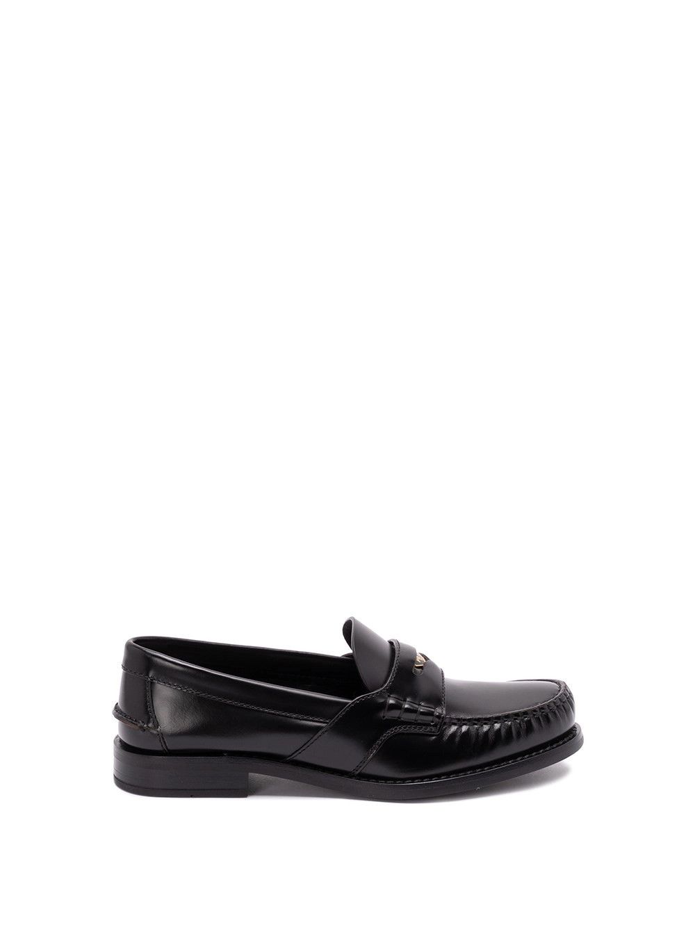 Brushed Leather Loafers