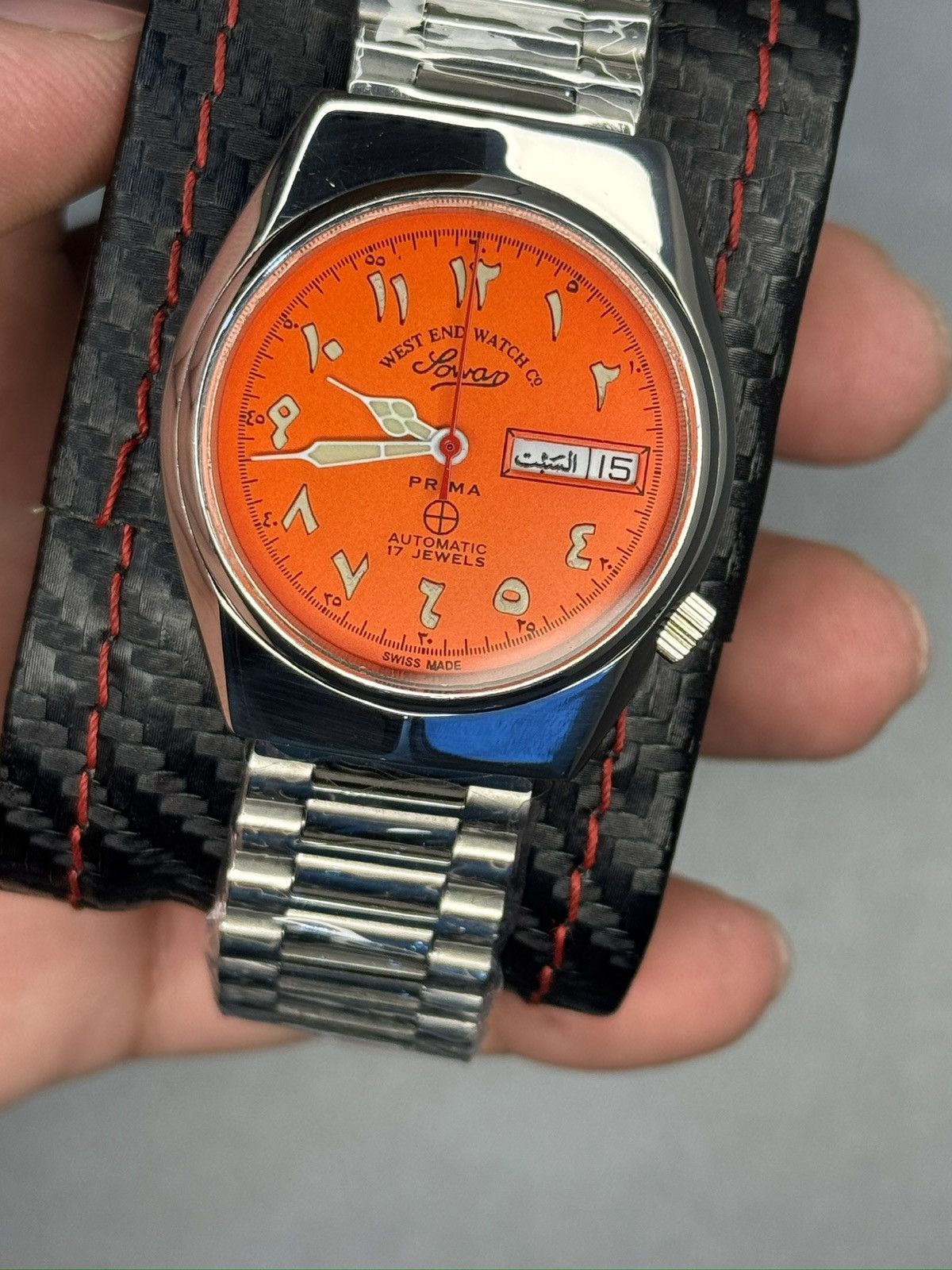 Vintage WEST END WATCH CO ARABIC DIAL Size 36 - 2 Thumbnail