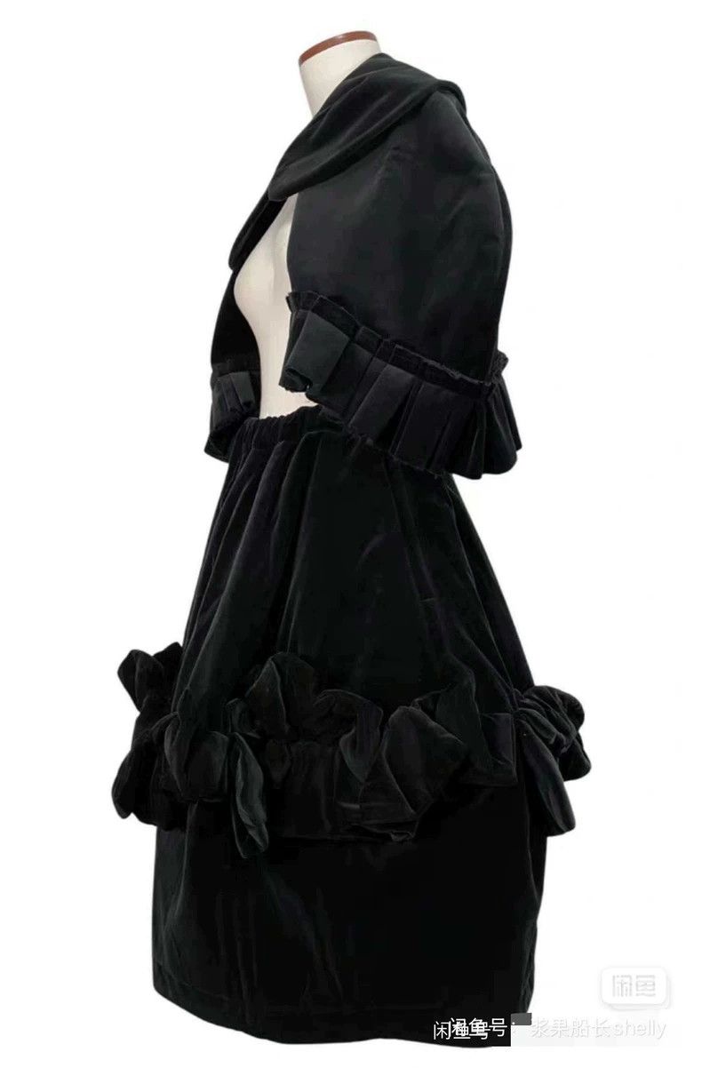 Comme des Garcons Comme Des Garcons size S Three-dimensional bow lace lanter Size 23" - 2 Thumbnail