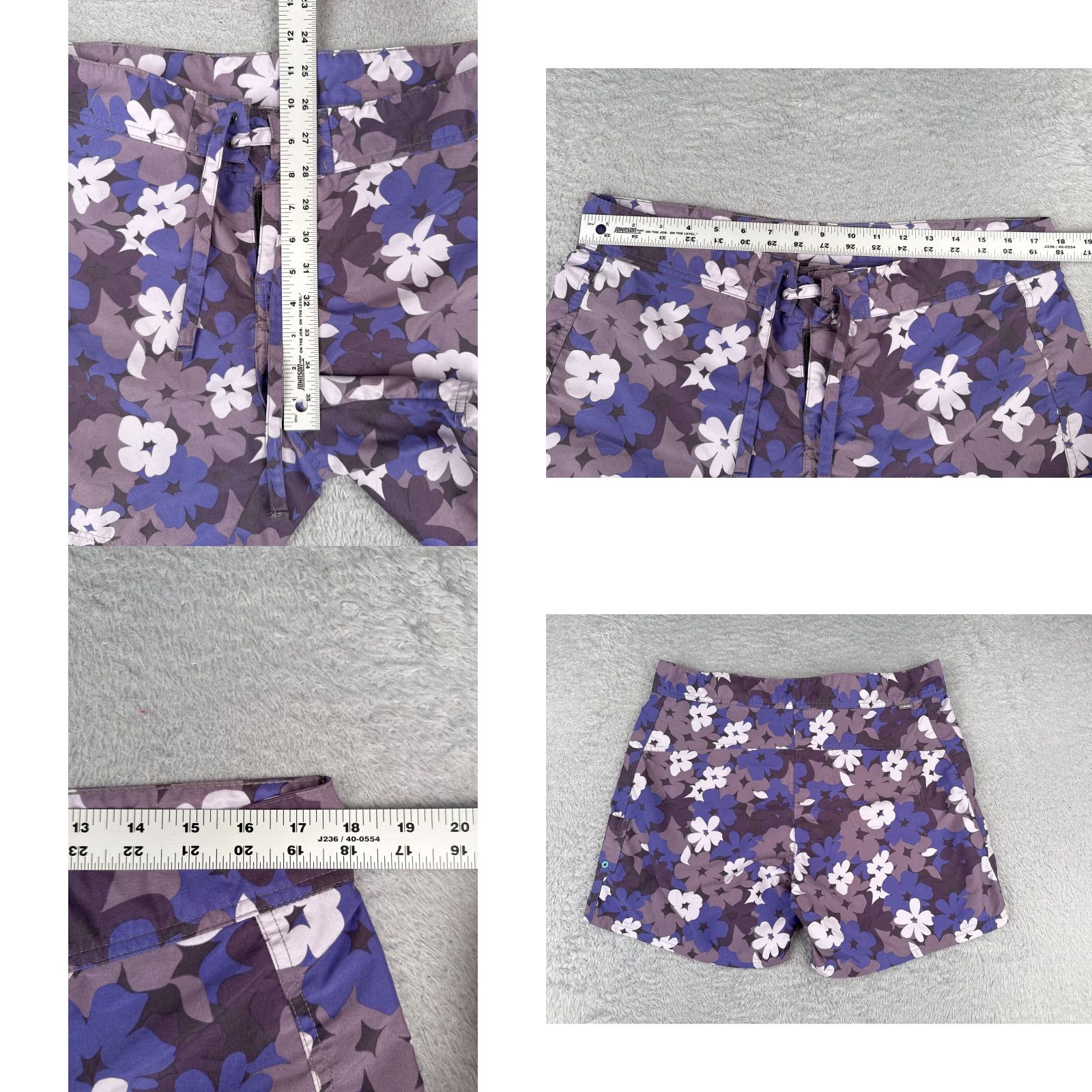 Patagonia Cabelas Boardshorts Women 16 Purple Blue Floral 6" 100% Polyester Womens Size ONE SIZE - 8 Thumbnail