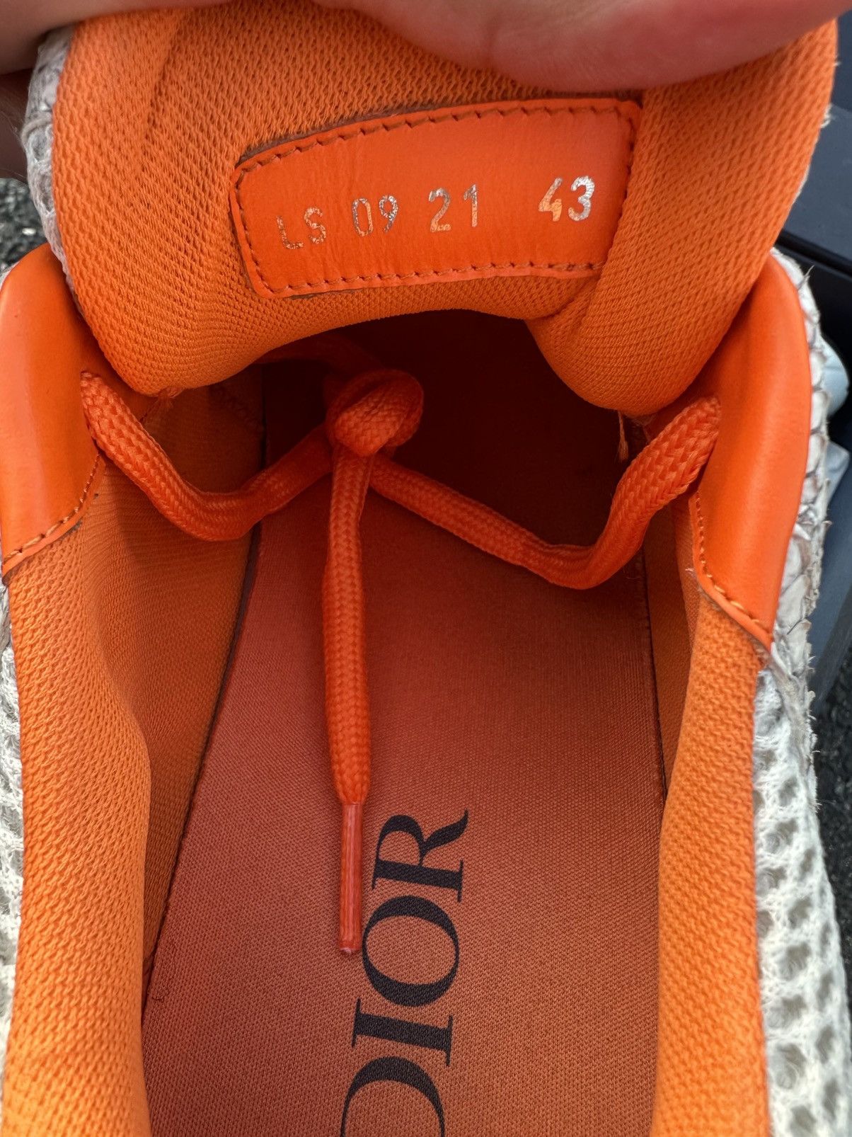 Dior Dior B22 Orange Snake Skin Size US 10 / EU 43 - 6 Thumbnail