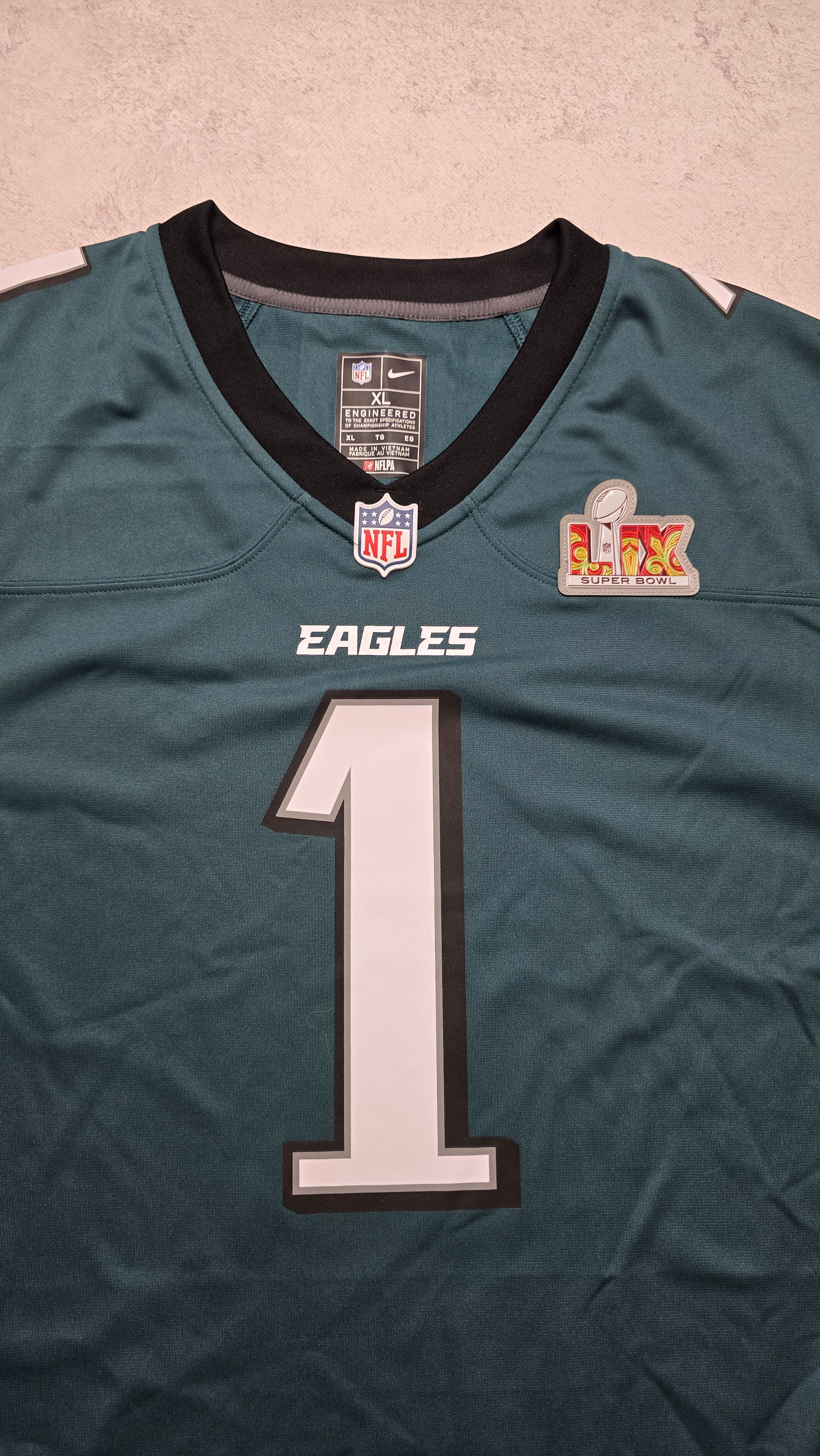 Nike Jalen Hurts Eagles Nike Super Bowl LIX Champs Jersey Size US XL / EU 56 / 4 - 13 Thumbnail