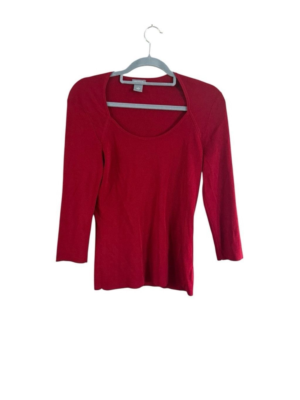 Ann Taylor Women's Ann Taylor Red Long Sleeve Tee S Size S / US 4 / IT 40 - 7 Thumbnail