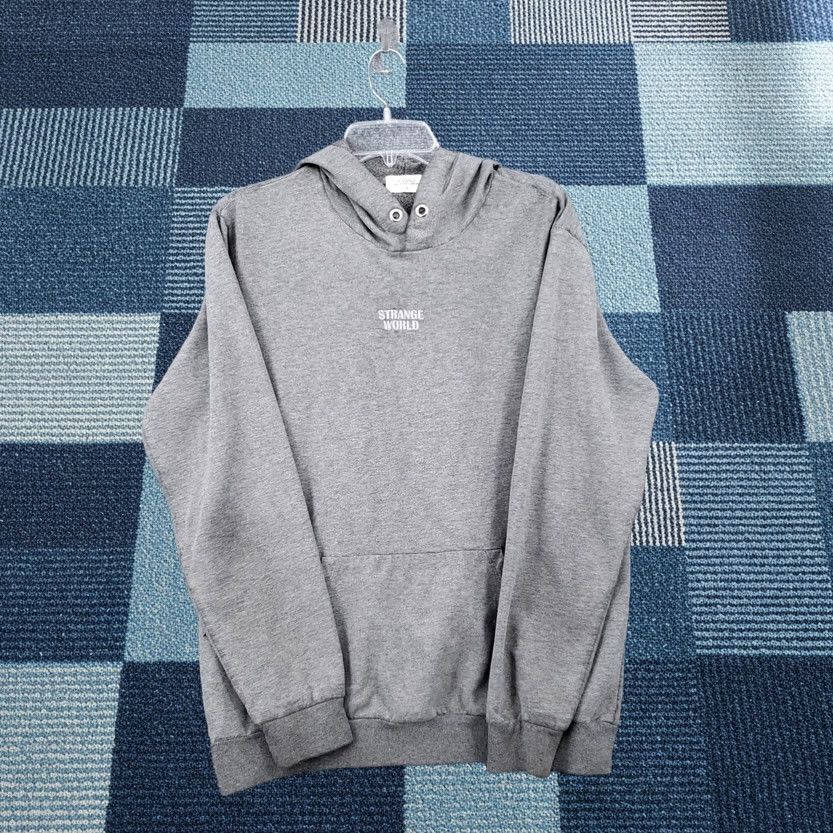 Vintage Koaj Hoodie Men L Gray Fleece Pullover Long Sleeve Knit Embroidered Hooded Pocket Regular Weight Sweatshirt Size US L / EU 52-54 / 3 - 1 Thumbnail