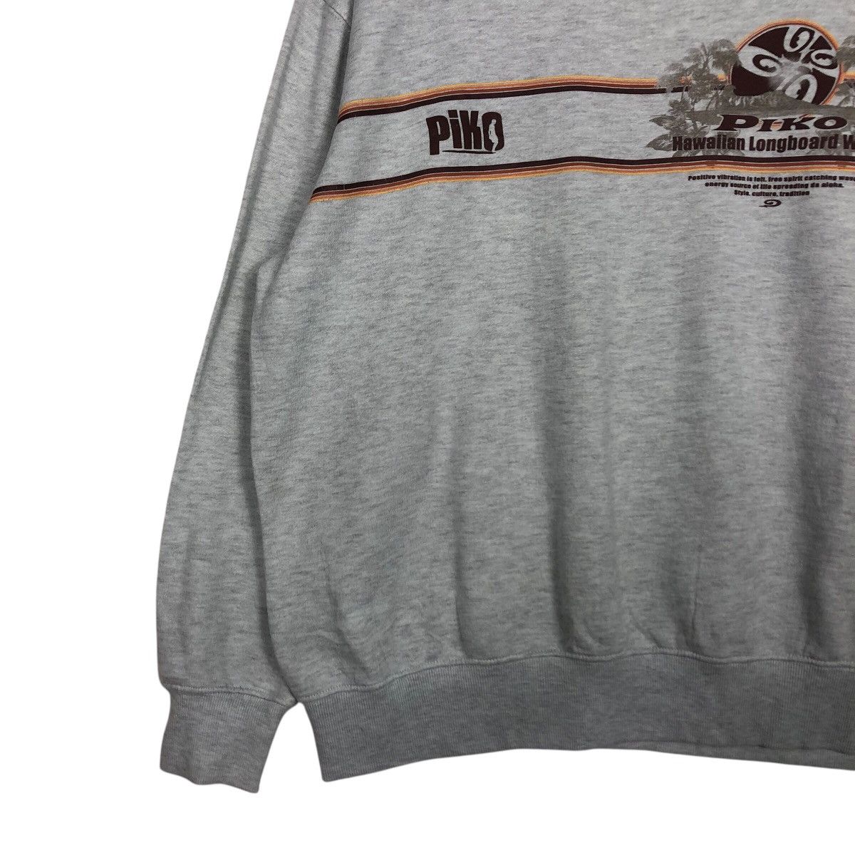Japanese Brand × Vintage 📌Vintage Sweatshirt Piko Hawaii Design Big Logo Size US L / EU 52-54 / 3 - 5 Thumbnail