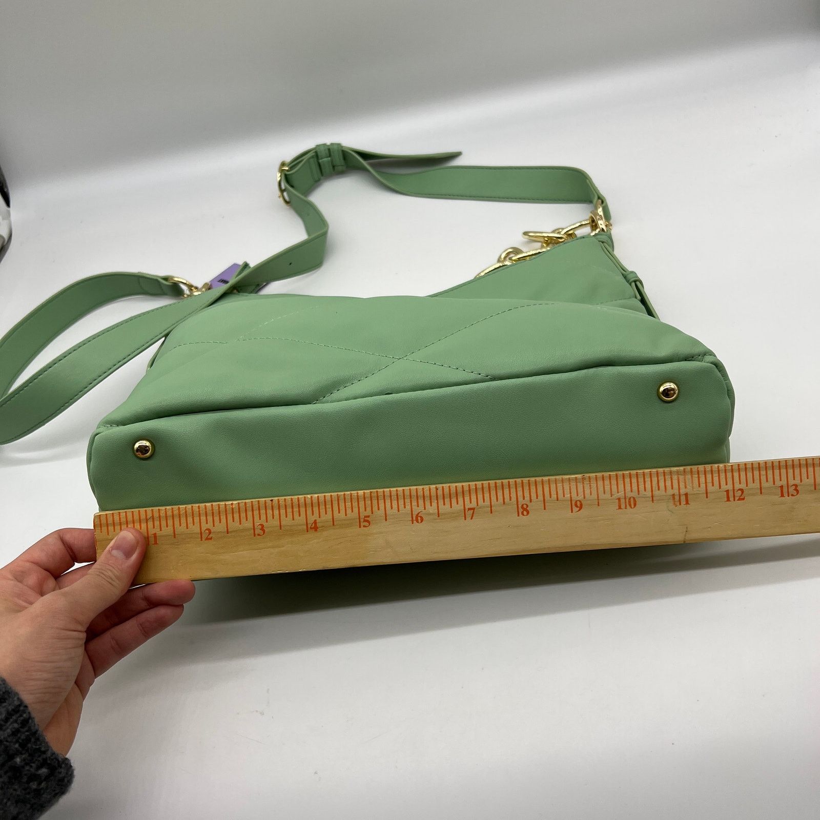 Other House of Want Convertible RFID Hobo Bag Green Fig Size ONE SIZE - 9 Thumbnail