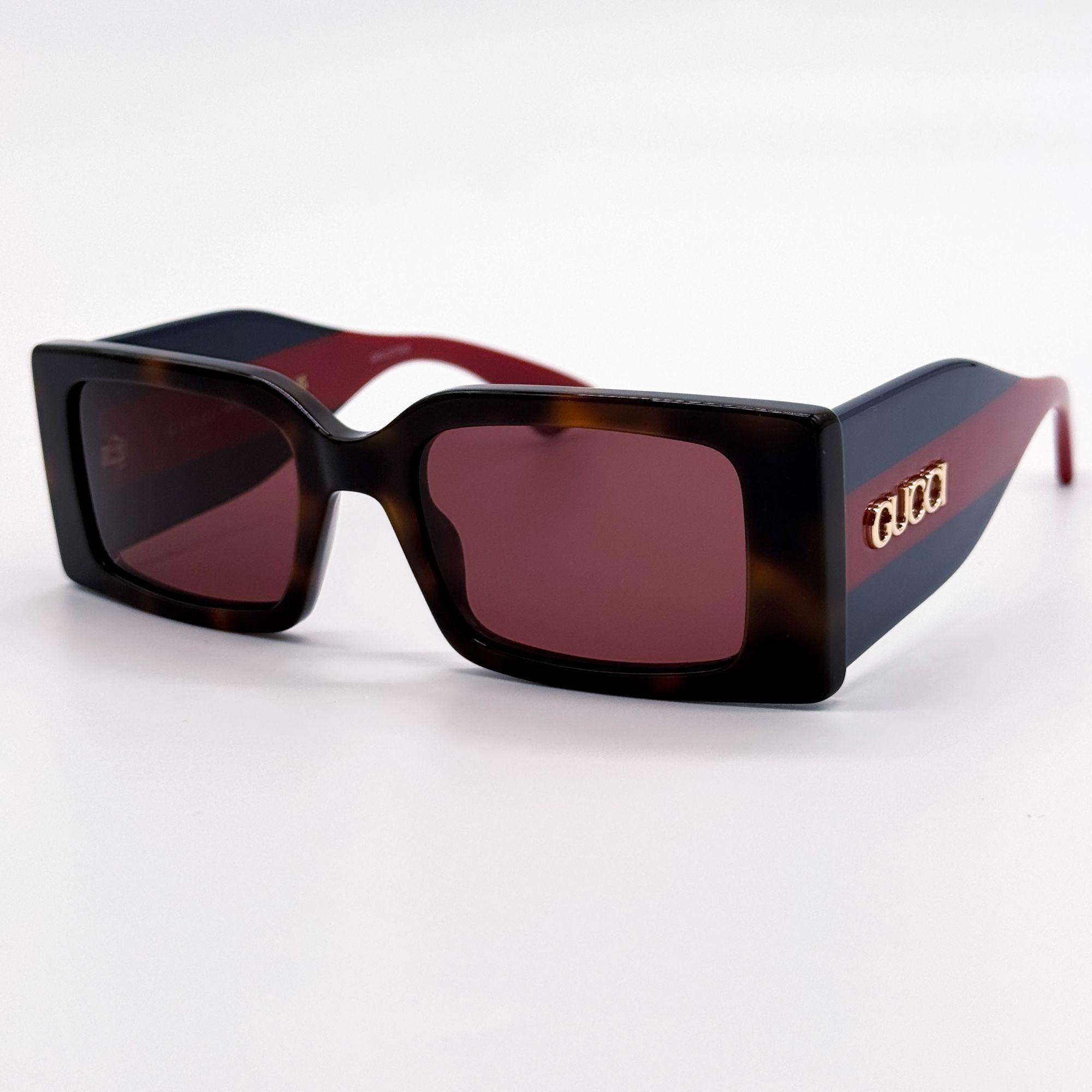 Gucci NEW GUCCI GG1860S 002 HAVANA BLUE RED UNISEX SUNGLASSES GUCC Size ONE SIZE - 4 Thumbnail