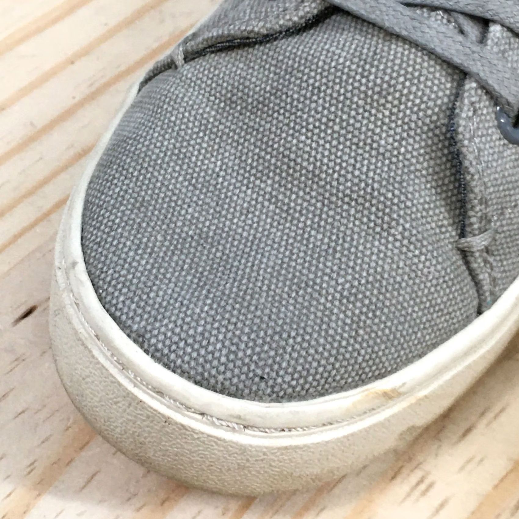Toms TOMS Lenox Sneakers Gray Canvas Lace Up Low Top Comfort Womens 7 Shoes Casual Shoes Size M / US 6-8 / IT 42-44 - 5 Thumbnail