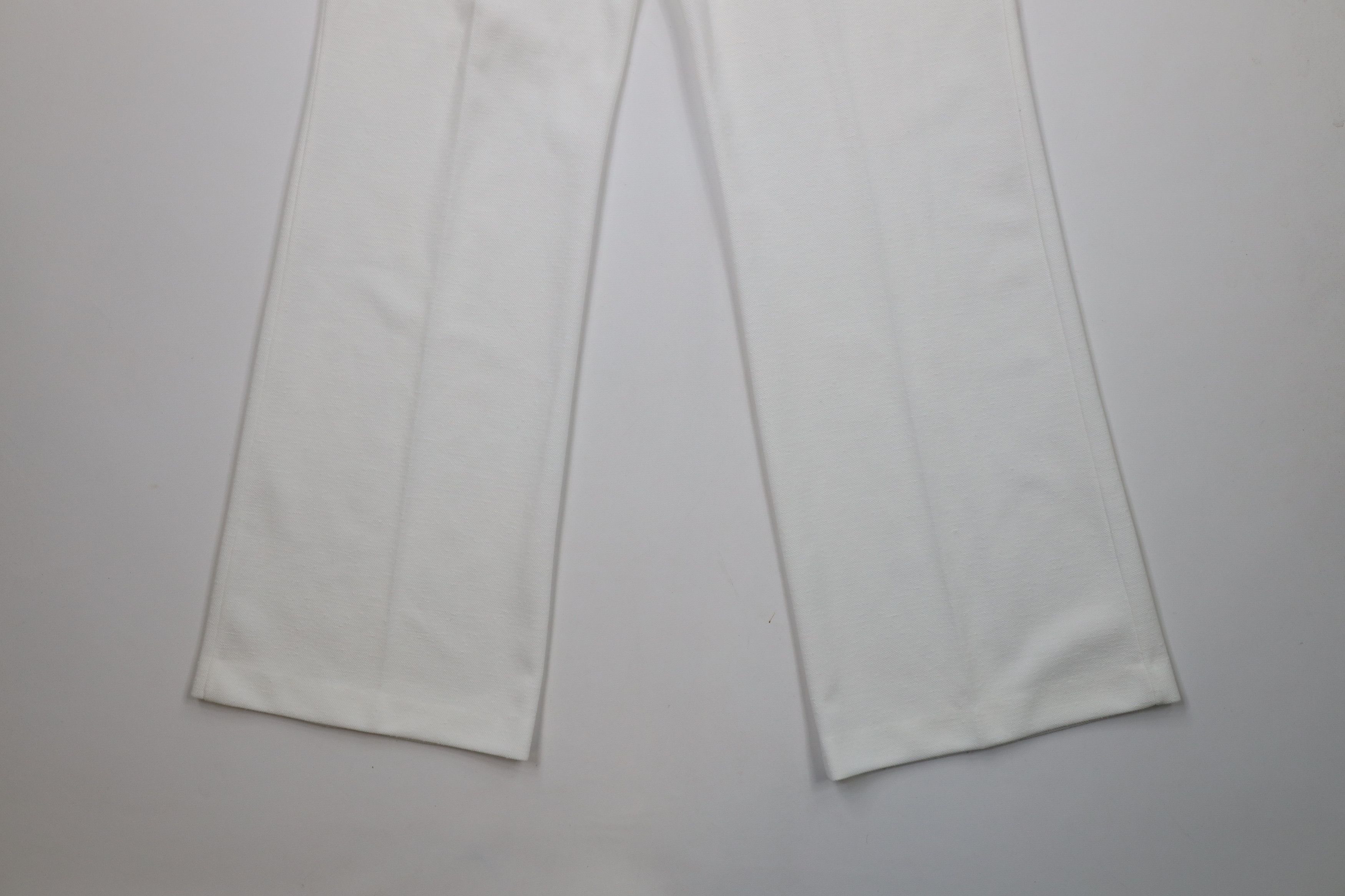Vintage Vintage 60s 70s Streetwear Knit Bell Bottoms Pants White USA Size 27" / US 4 / IT 40 - 10 Thumbnail