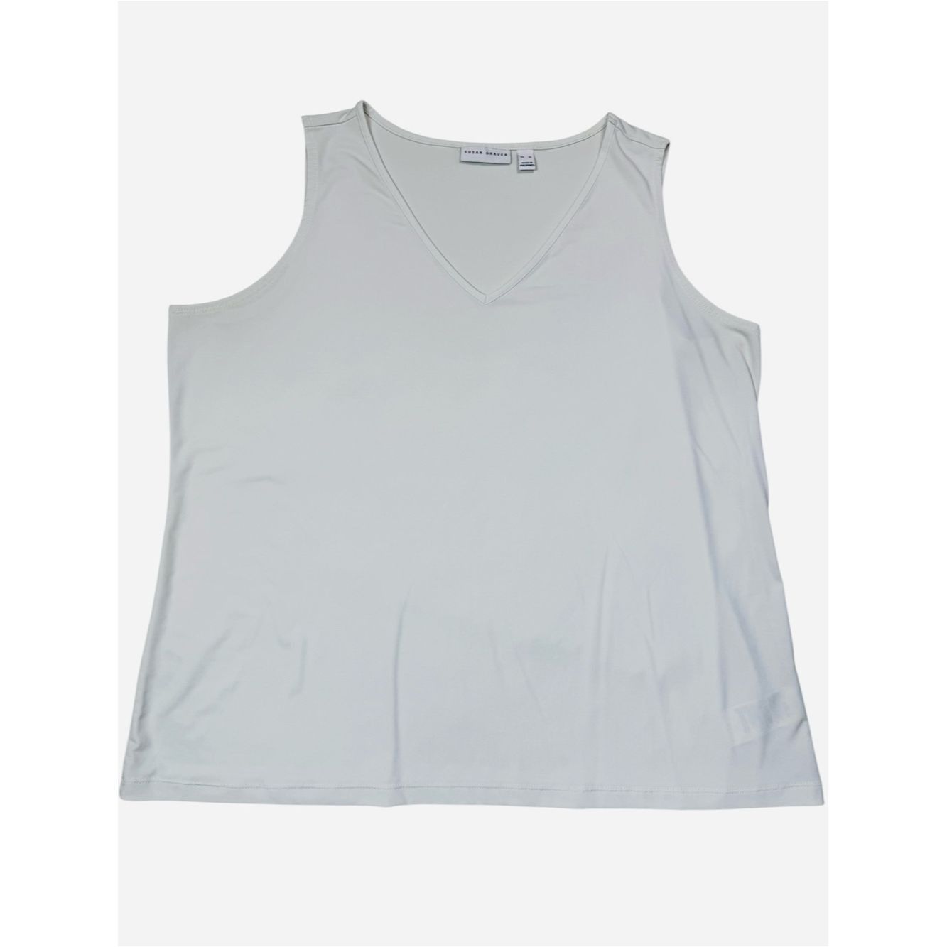 Other Susan Graver Sheer Chiffon Cold Shoulder Scarf Top and Tank Size XL / US 12-14 / IT 48-50 - 4 Thumbnail