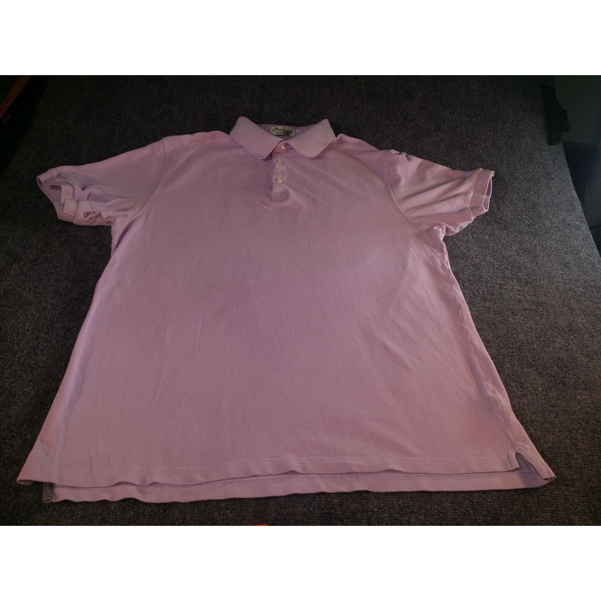 Peter Millar Peter Millar Crown Soft Golf Polo Men Sz L Pima Cotton Silk Size US L / EU 52-54 / 3 - 1 Thumbnail