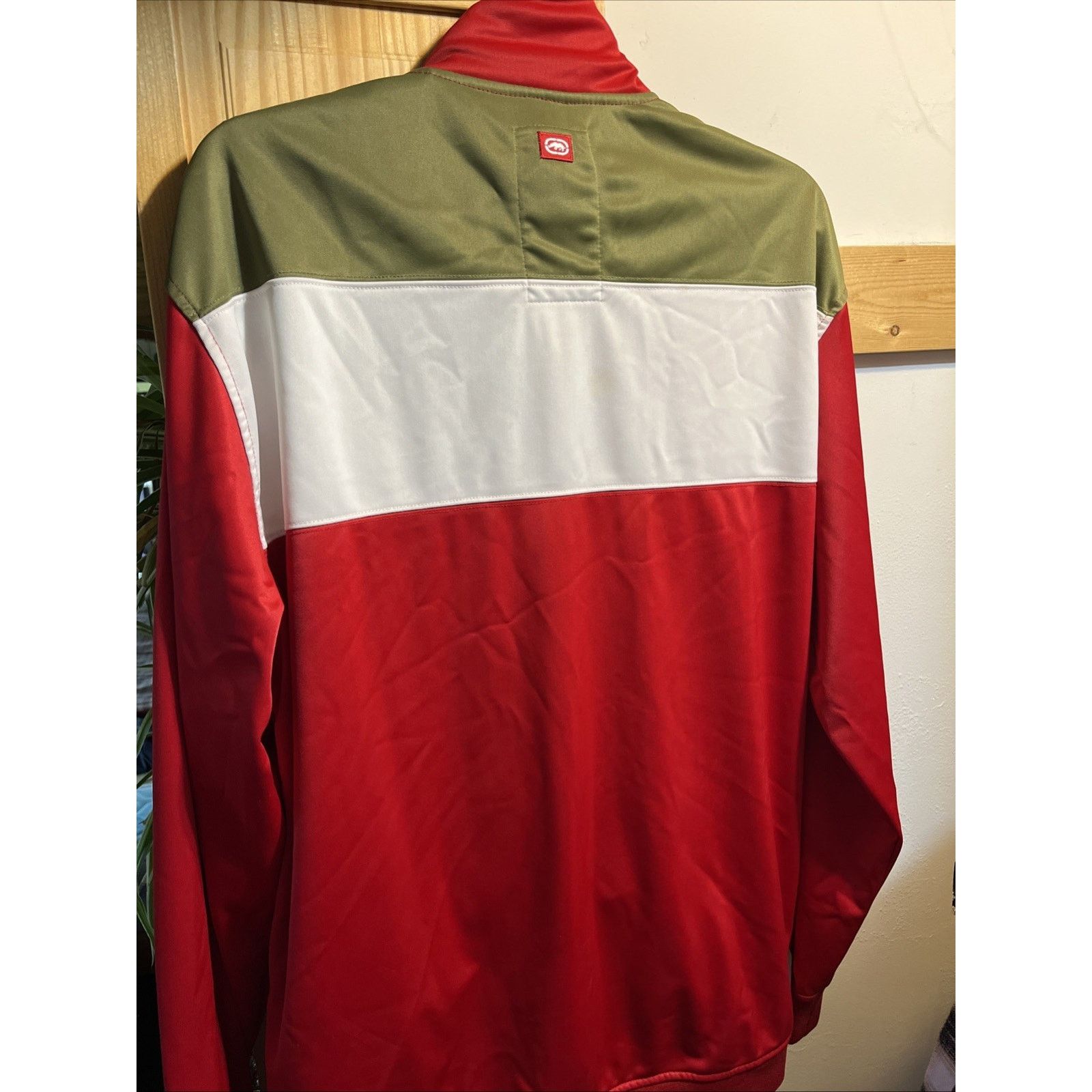 Ecko Unltd. ECKO UNLIMITED Men Track Jacket Size XL Red Green Zip Travel Size US XL / EU 56 / 4 - 10 Thumbnail
