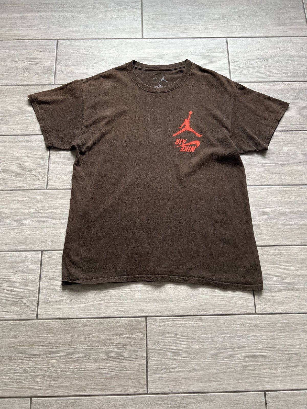 Band Tees × Rap Tees × Snipes T-shirt Nike cactus jack Travis Scott Brown Size L Size US L / EU 52-54 / 3 - 3 Thumbnail