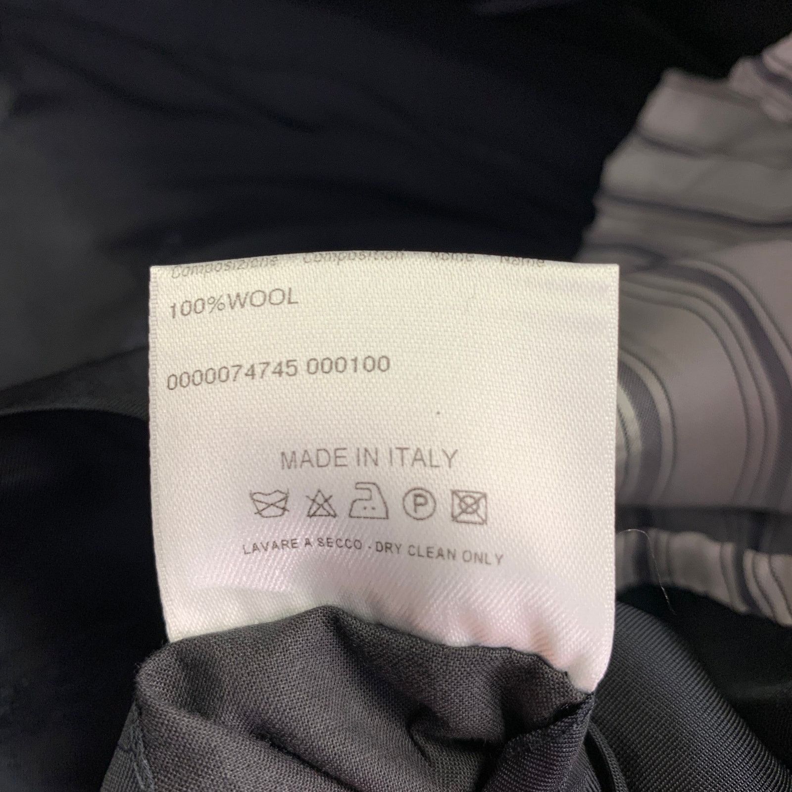 Brioni Navy Black Two Toned Wool Peak Lapel Sport Coat Size 40R - 9 Thumbnail