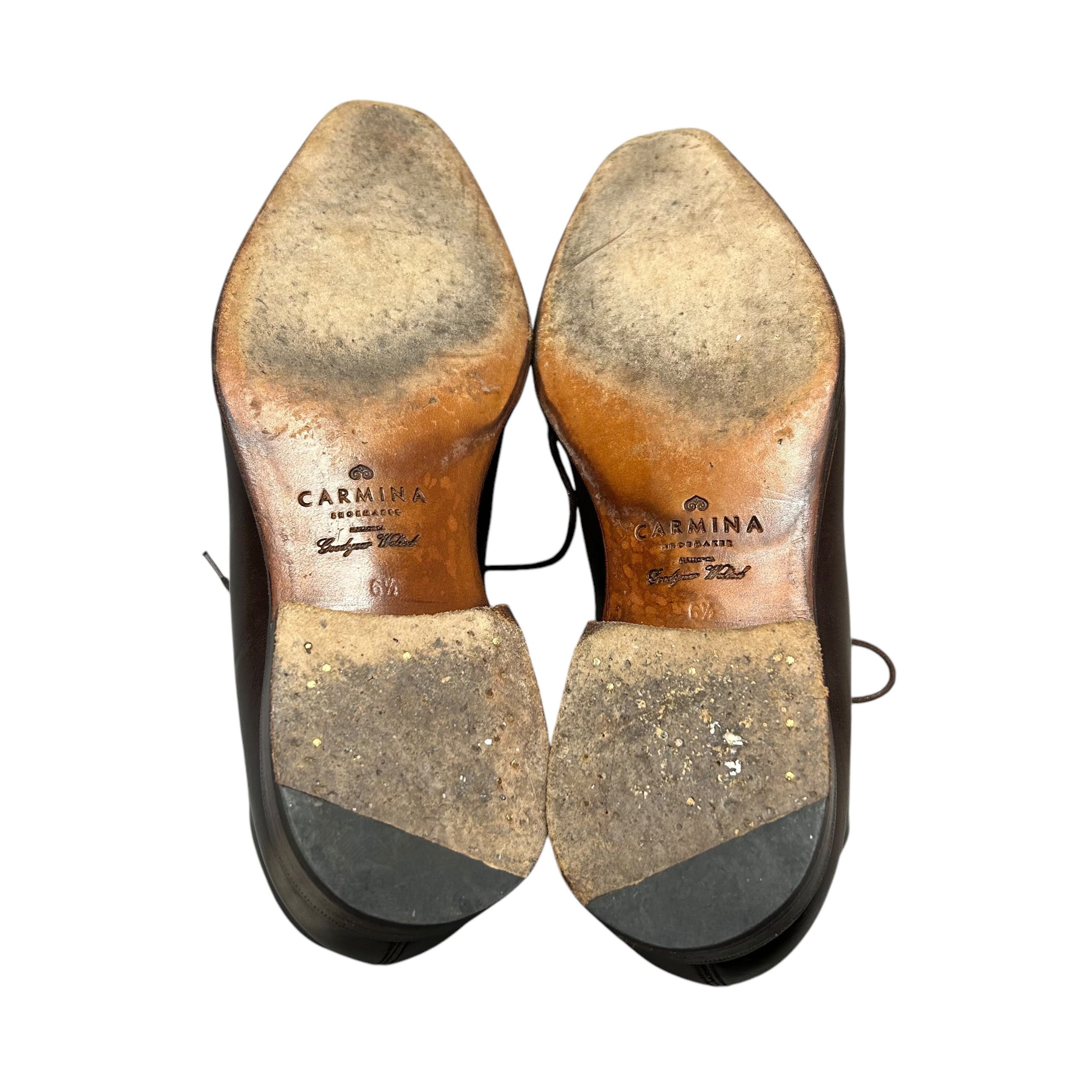 Carmina Carmina Norwegian Brown Museum Leather Chukka Boots 6.5 Size US 7.5 / EU 40-41 - 6 Thumbnail