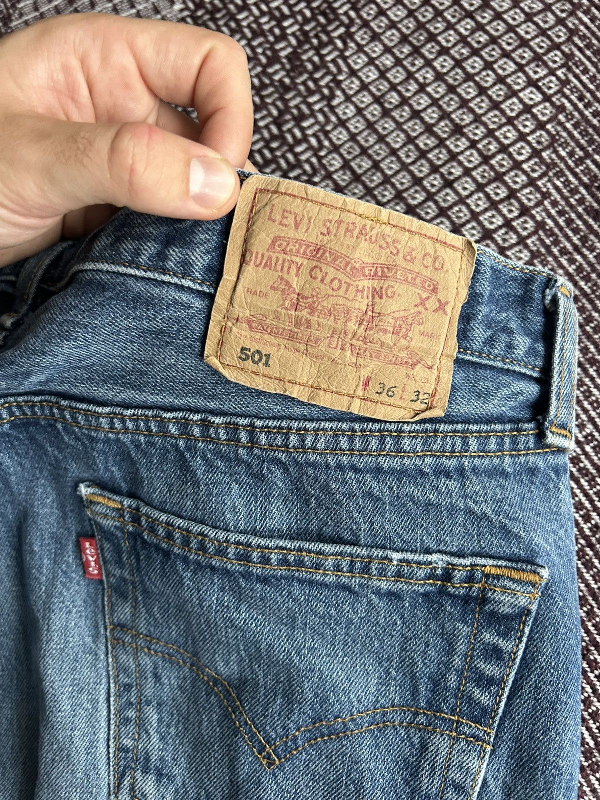 Levi's Vintage Levis 501 USA Denim Jeans Washed Streetwear W36 L32 Size US 36 / EU 52 - 5 Thumbnail