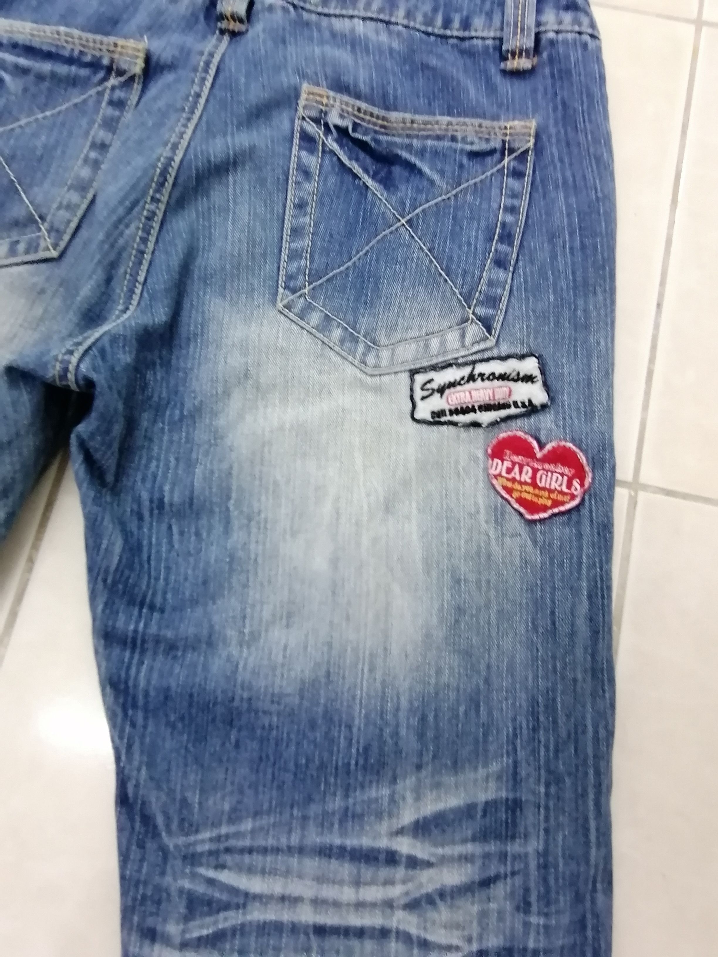 Japanese Brand Bluntly Japanese Overall Patch Denim Size US 33 - 13 Thumbnail