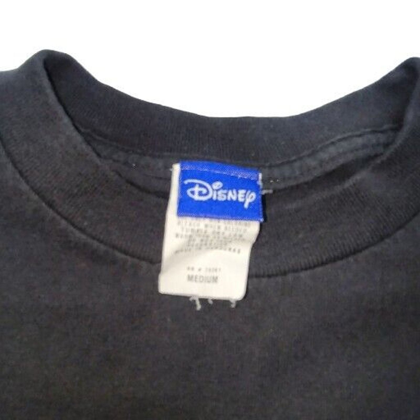 Disney Disney Snow White 7 Dwarfs Grumpy Mens Med Black Tee T Shirt Size US M / EU 48-50 / 2 - 7 Thumbnail