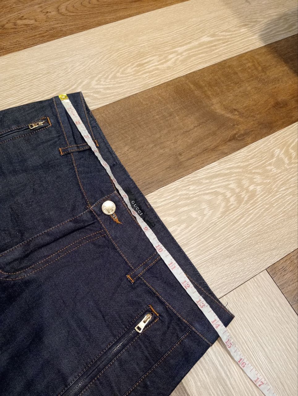 Gucci LUXURY GUCCI COMBINE COTTON SPANDEX STRETCH PANTS Size 26" / US 2 / IT 38 - 18 Thumbnail