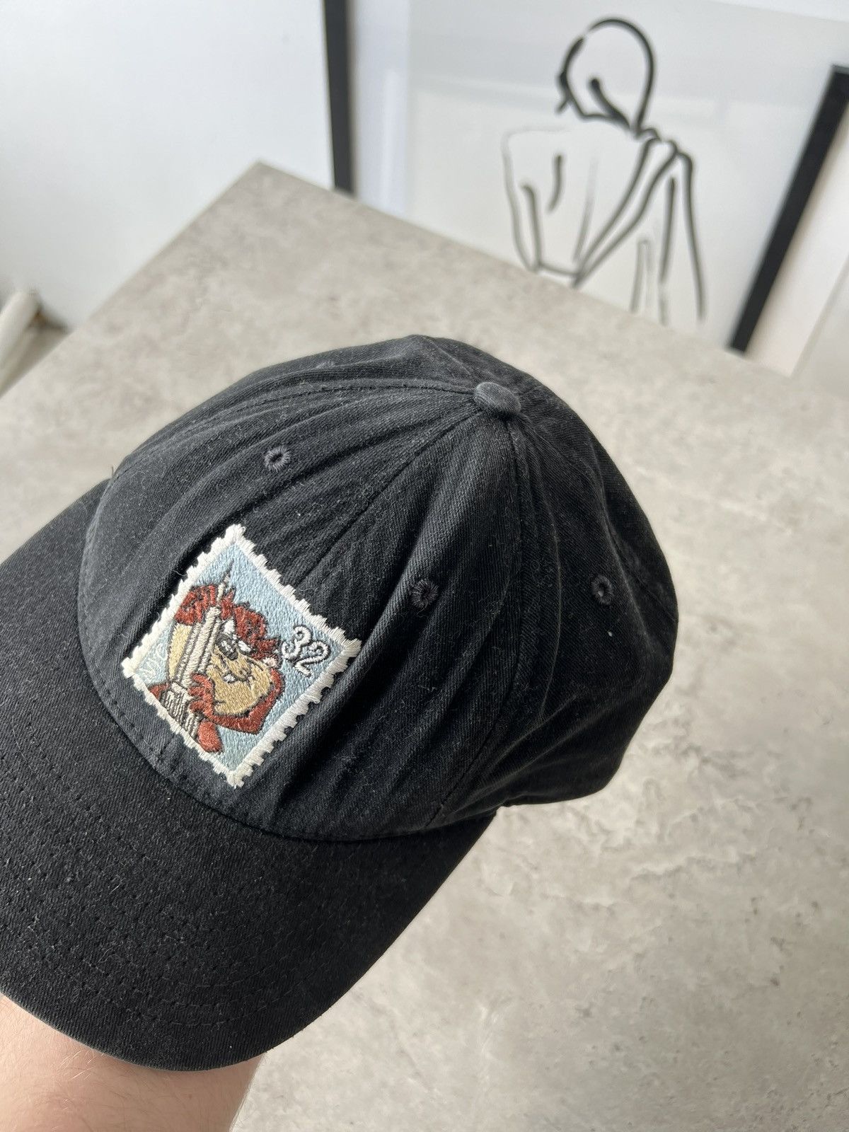Warner Bros Vintage Hat Cap 1996 Warner Bros Taz USA Size ONE SIZE - 4 Thumbnail