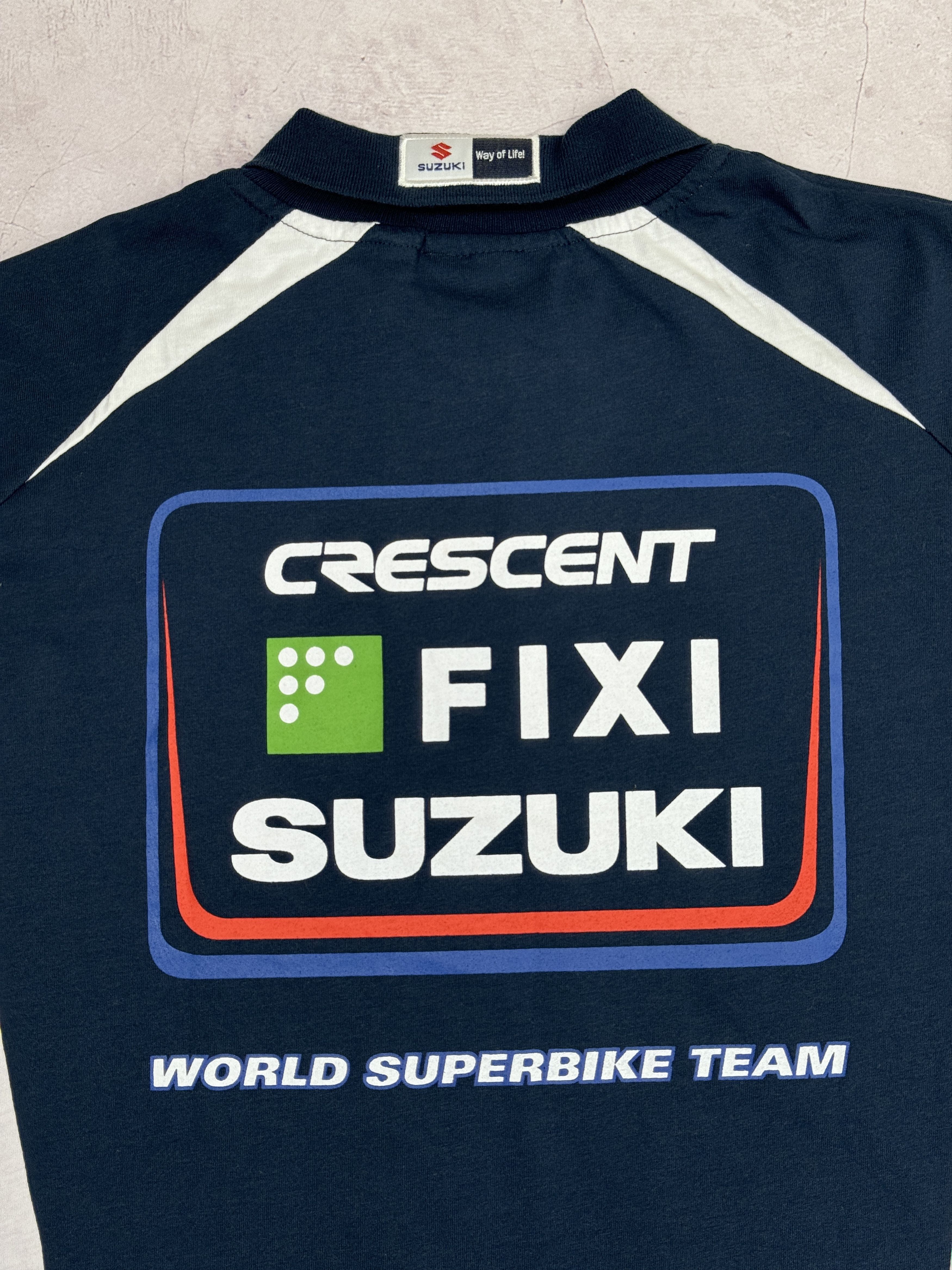 Other Crescent Fixi Suzuki World Superbike Team Polo T-Shirt Size US S / EU 44-46 / 1 - 11 Thumbnail