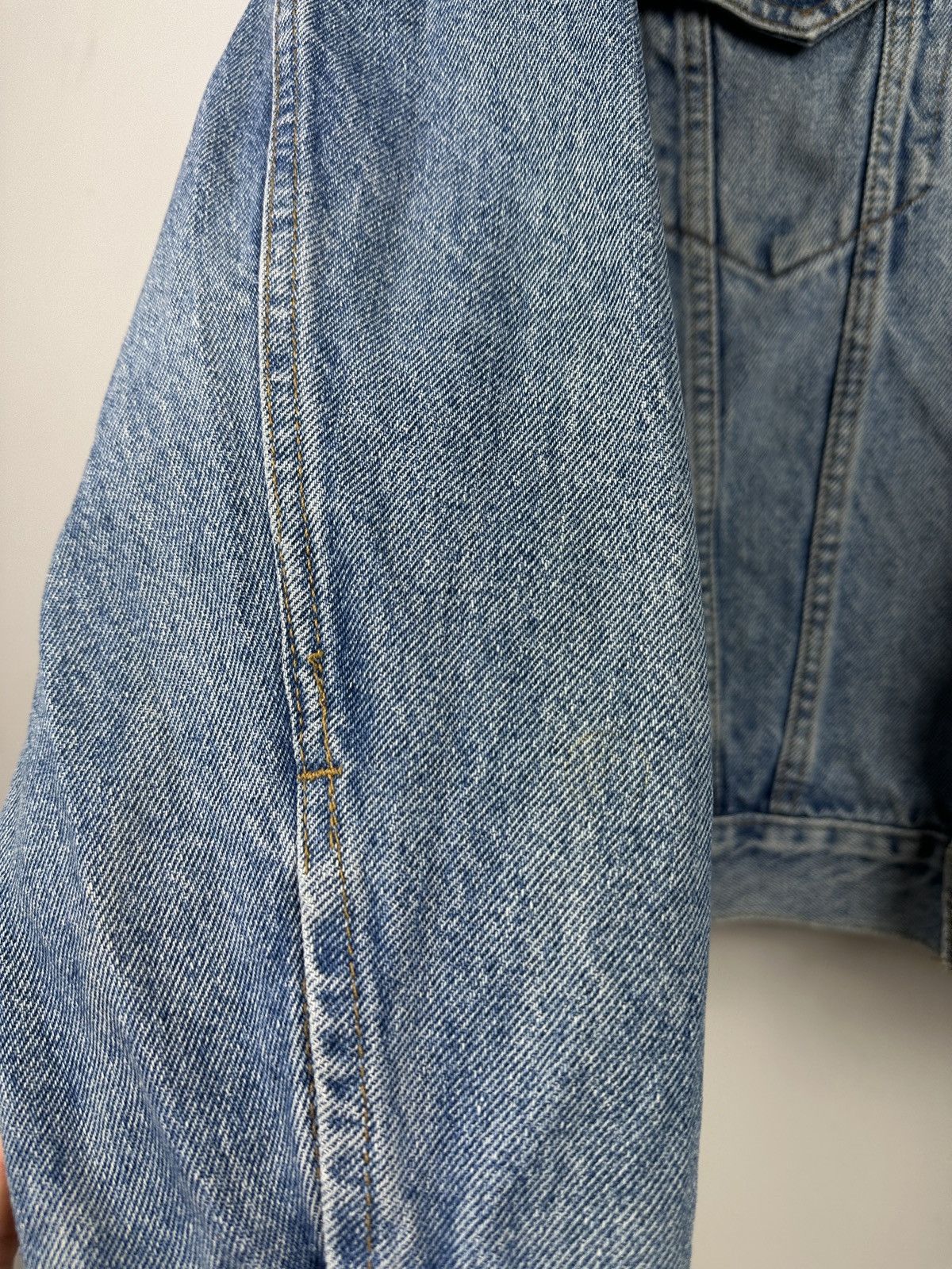 Levi's × Vintage Vintage 90’s Levi's Washed Blue Denim Trucker Jacket Size US M / EU 48-50 / 2 - 7 Thumbnail