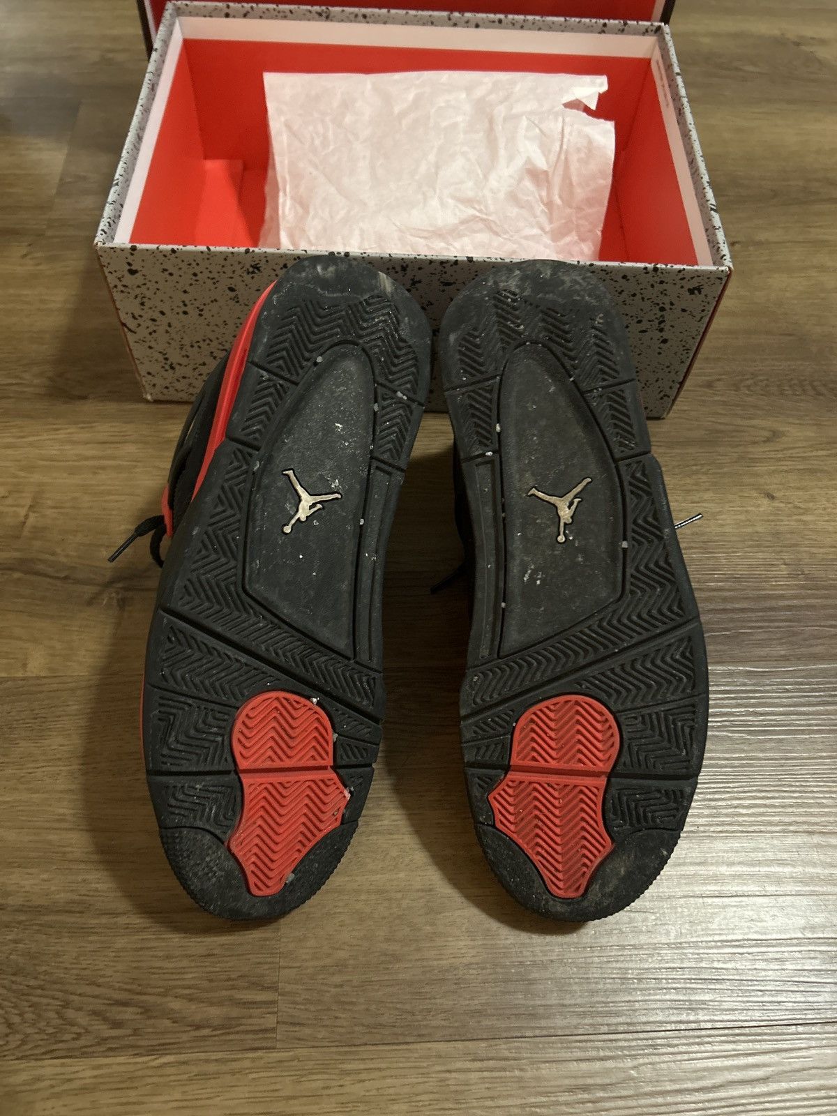 Jordan Brand Jordan 4 Retro Red Thunder Size US 11 / EU 44 - 3 Thumbnail