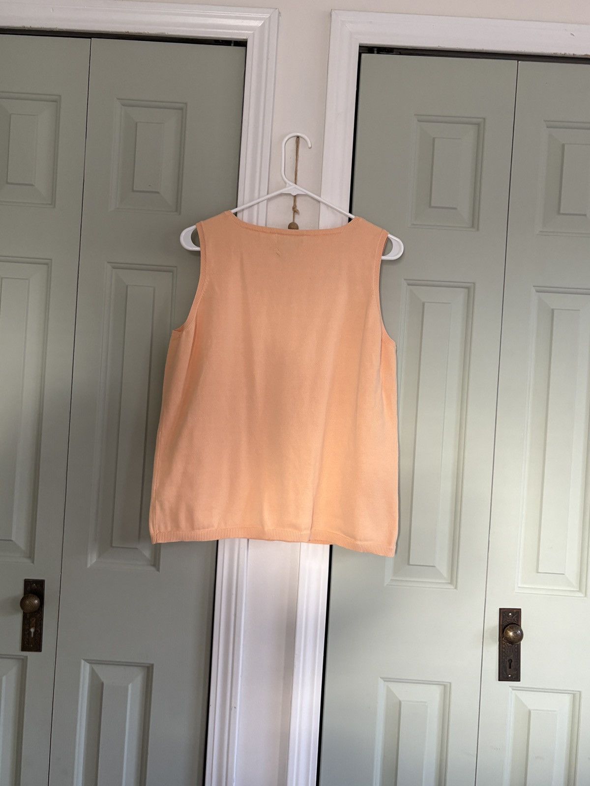 Lauren Ralph Lauren Lauren Ralph Lauren Peach Knit Tank & Cardigan Set XL Size XL / US 12-14 / IT 48-50 - 6 Thumbnail