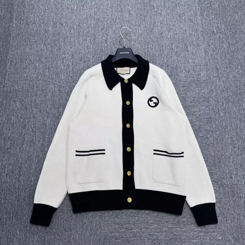 Gucci Gucci Double G logo wool sweater jacket 2505-Nextarrow Size M / US 6-8 / IT 42-44 - 1 Thumbnail
