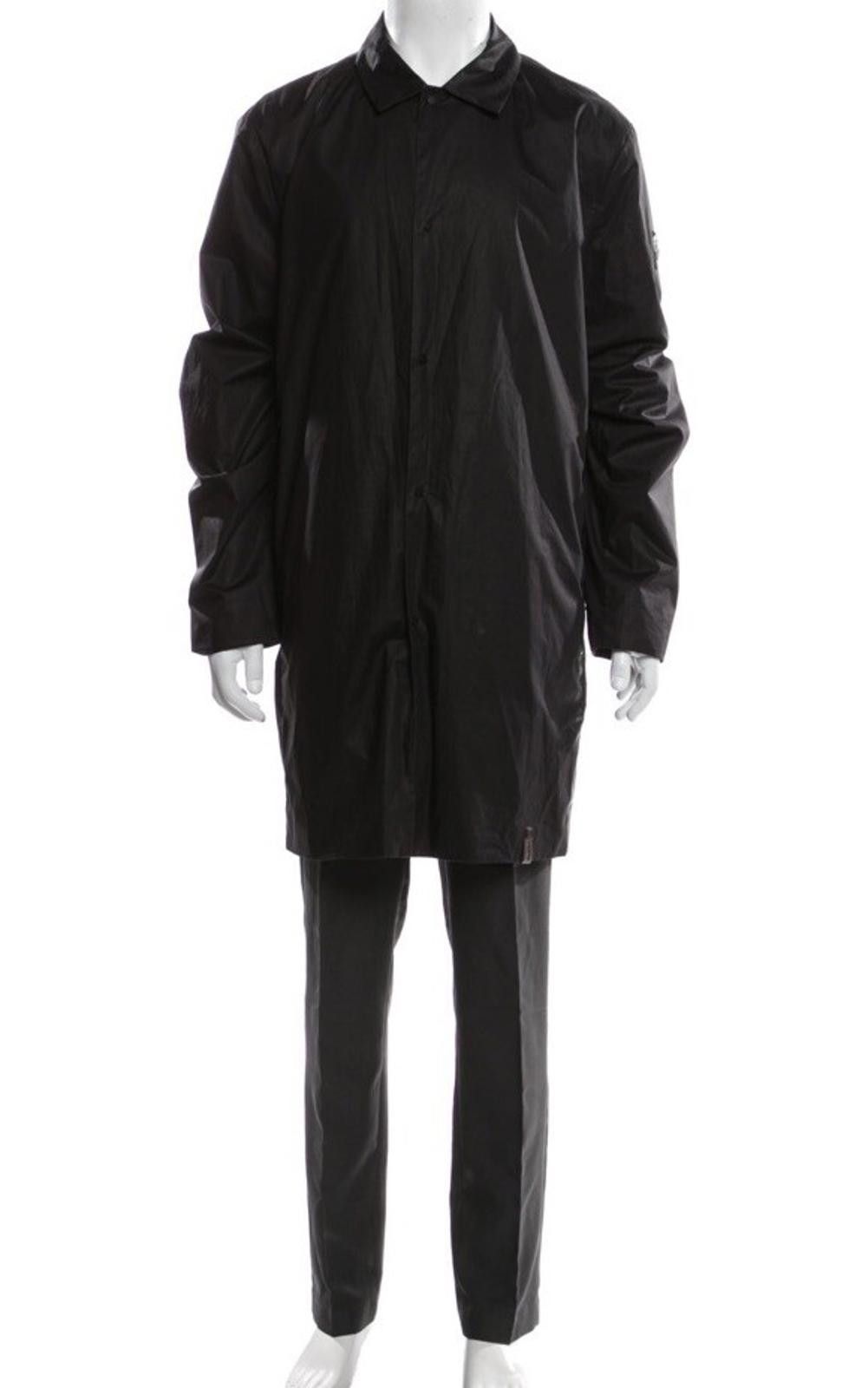 Rudsak RUDSAK Mens Black Trench Coat Waterproof SzL/M Size US L / EU 52-54 / 3 - 4 Thumbnail