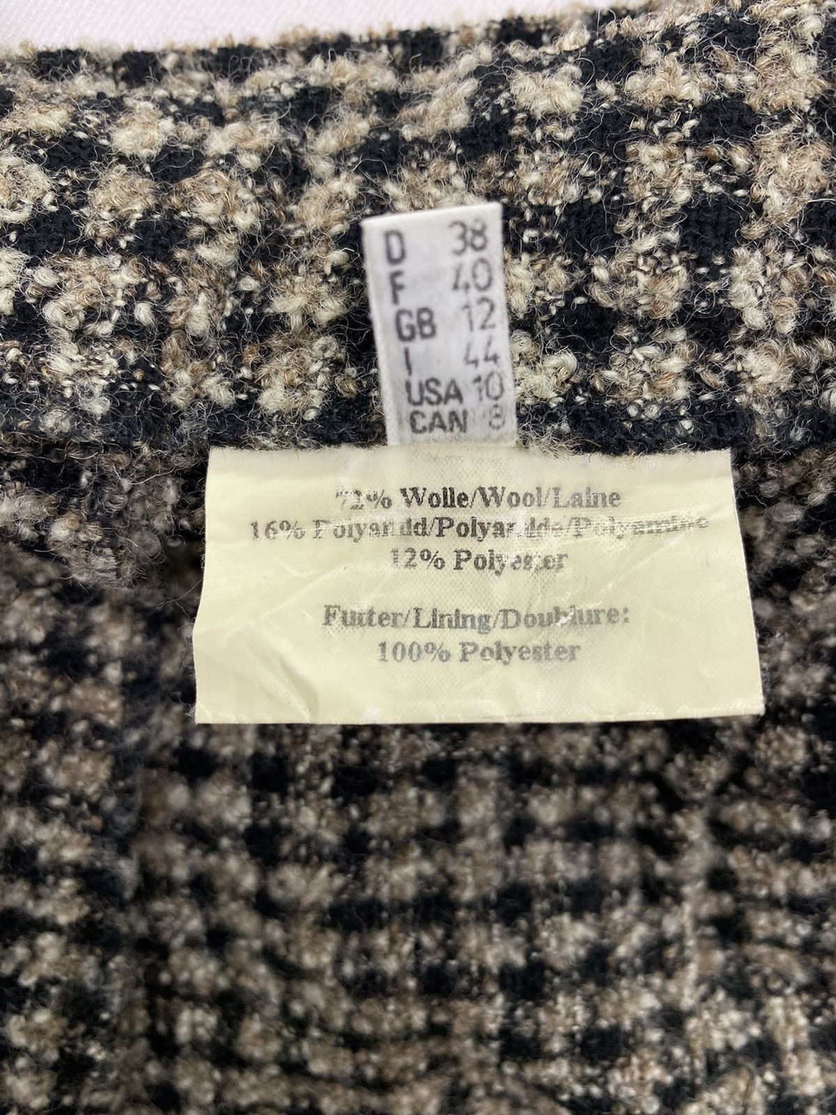 Designer × Vintage Vintage Claudia-Moden Wool Shortpant Size 28" / US 6 / IT 42 - 8 Thumbnail