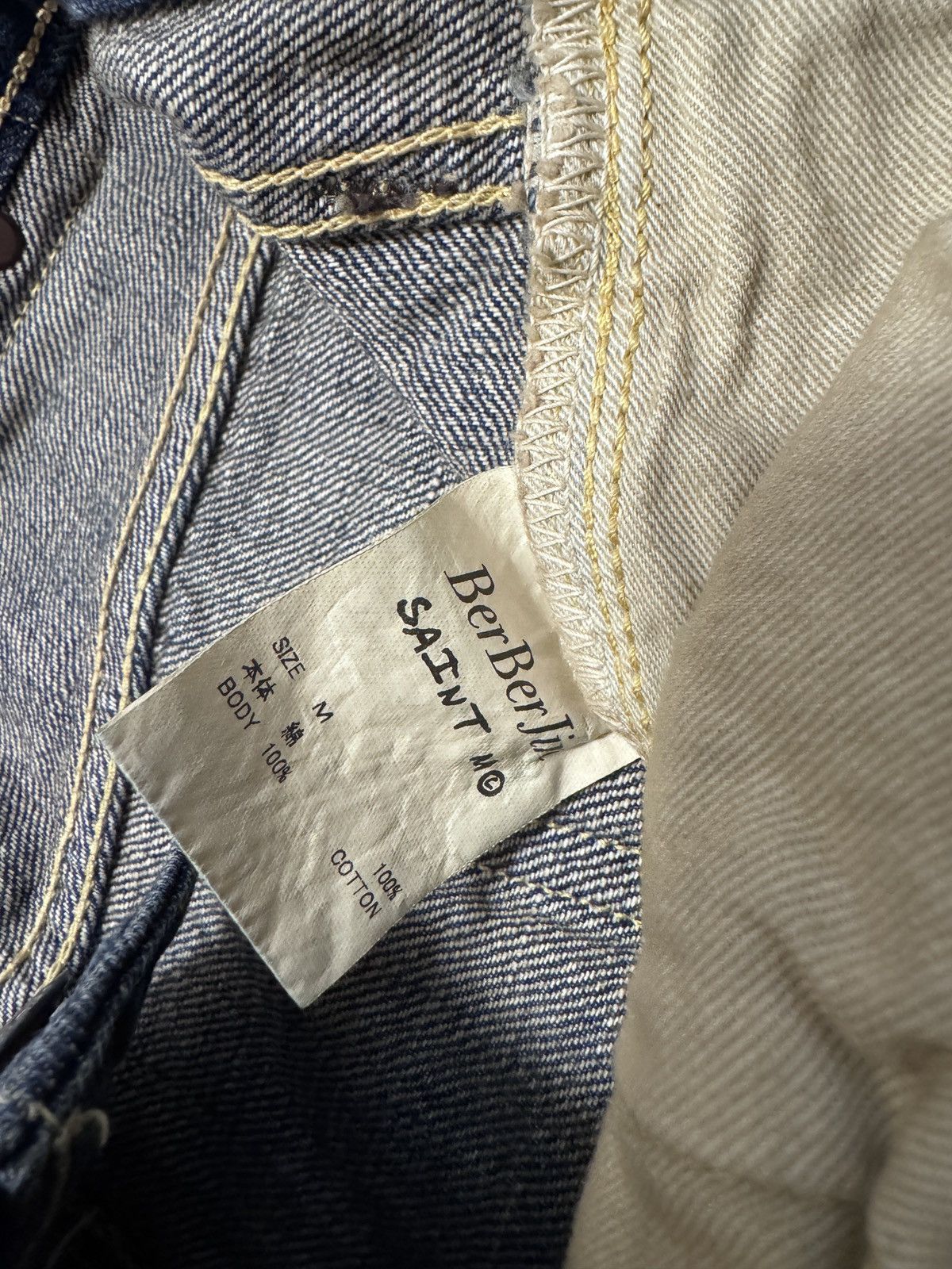 Saint Michael BerBerJin x SAINT Mxxxxxx denim pants Size US 32 / EU 48 - 5 Thumbnail