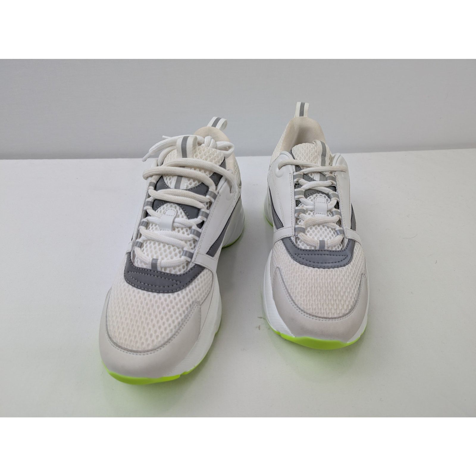 Dior o1rshd1 B22 Sneakers in White Silver Fluo Green Size US 8 / EU 41 - 9 Thumbnail
