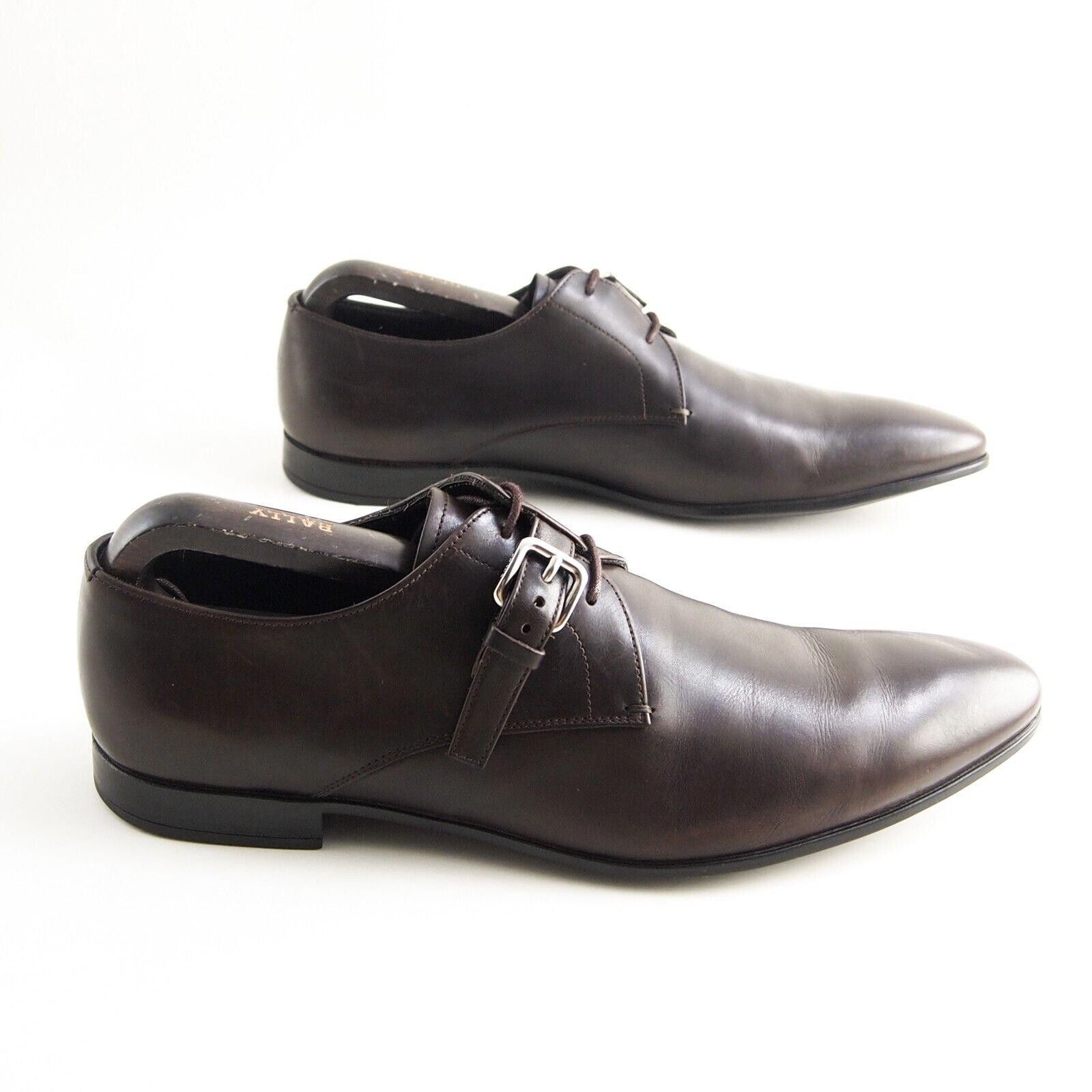 Prada Prada Derby Oxfords Brown Leather 2P2650 EU 41.5 US 8.5 Size US 8.5 / EU 41-42 - 4 Thumbnail