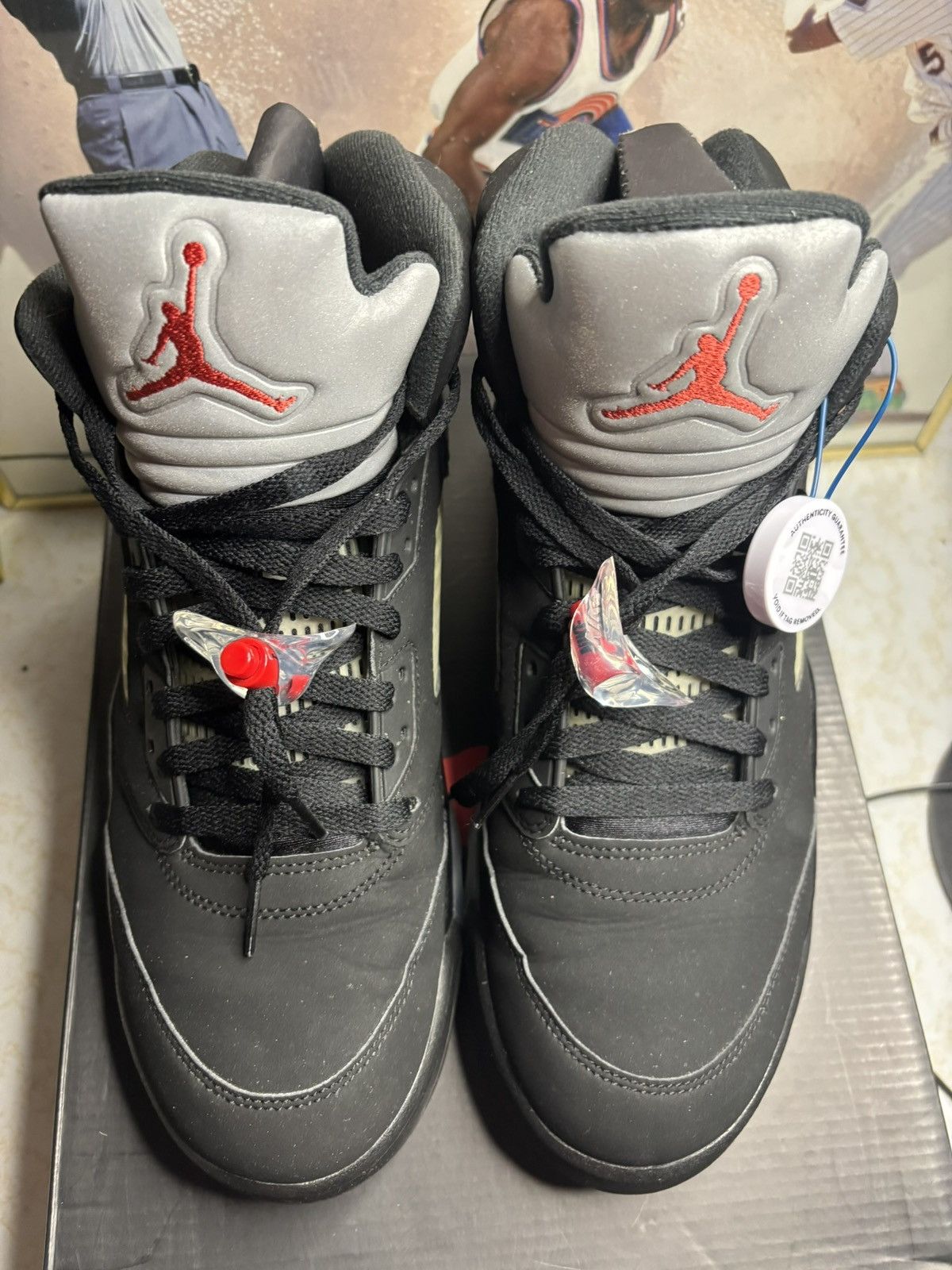 Jordan Brand Jordan Retro 5 “Black Metallic” Size US 11 / EU 44 - 2 Thumbnail