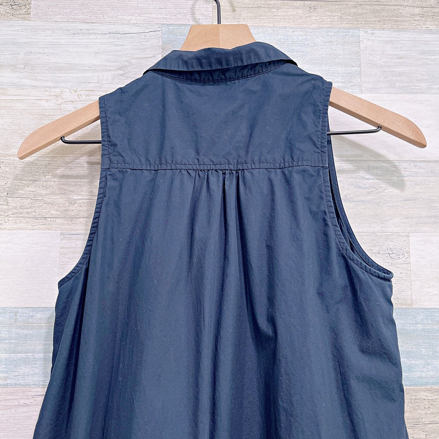 Anthropologie Maeve Paola Flounced Midi Shirt Dress Black Womens XS Size XS / US 0-2 / IT 36-38 - 5 Thumbnail