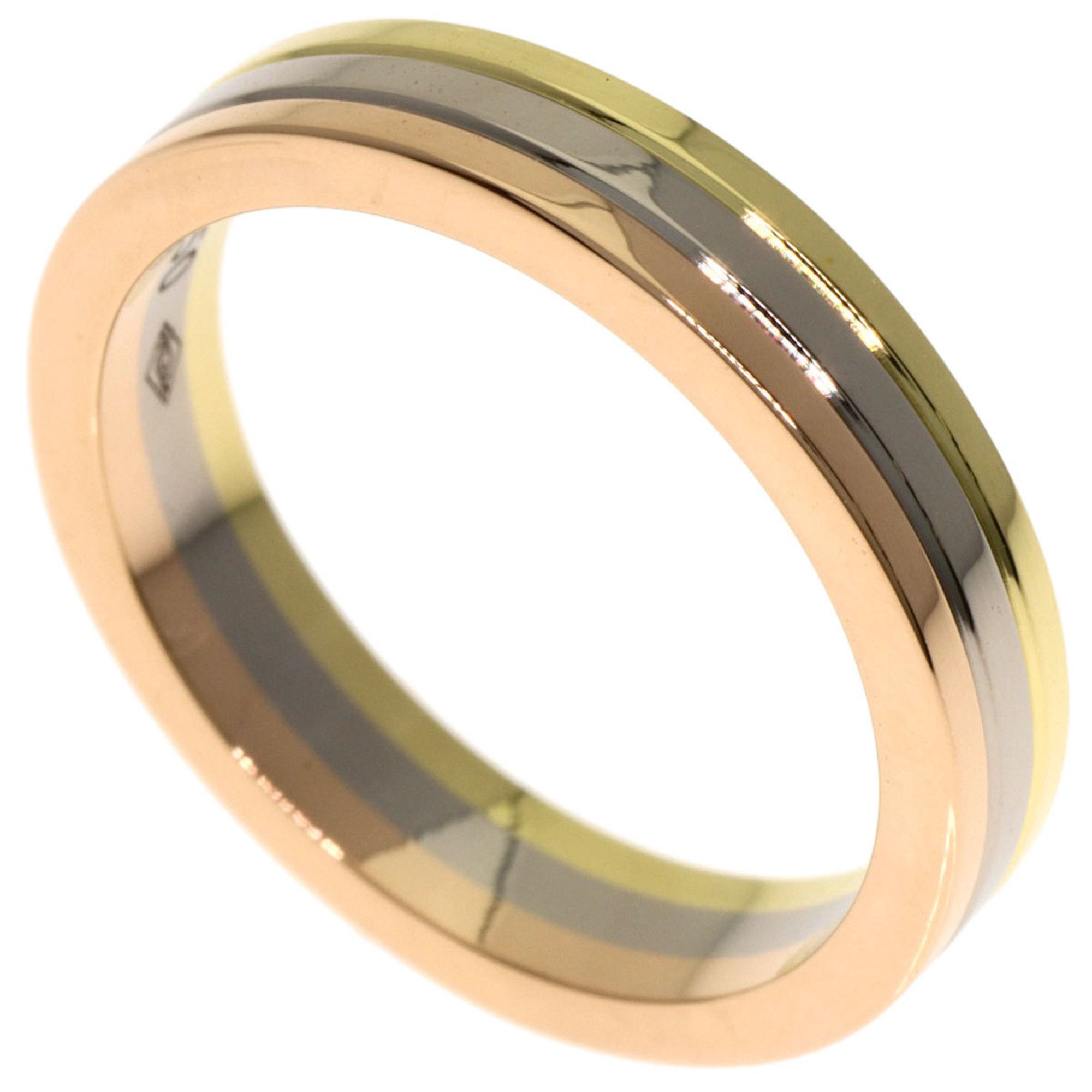 Cartier Cartier Three-Color #47 Ring - 18K Yellow Gold/18K White Pink Gold Women's CARTIER Size ONE SIZE - 1 Thumbnail