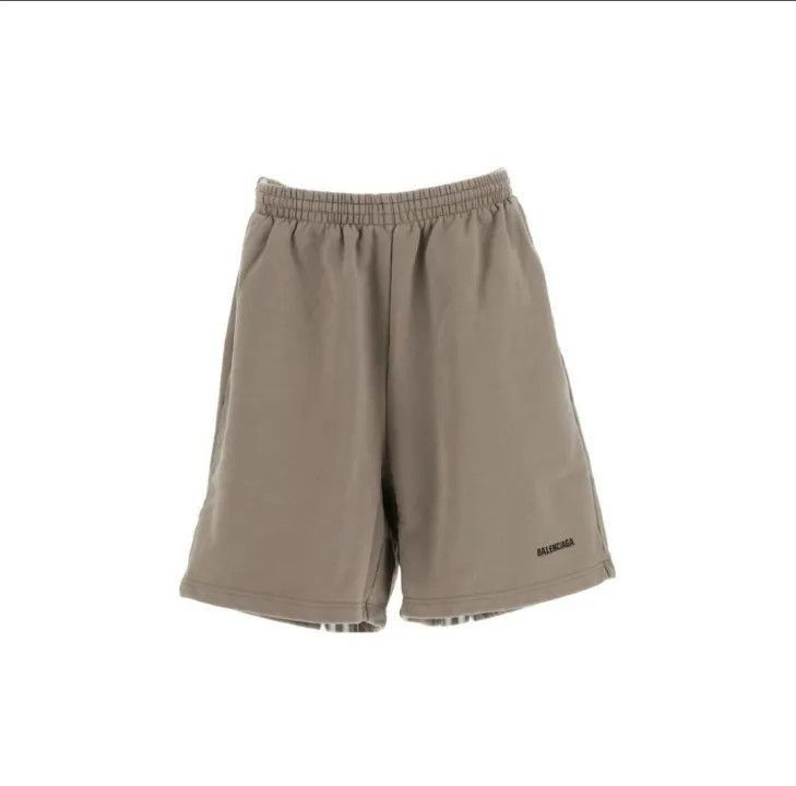 Balenciaga Balenciaga Balenciaga SS22 Logo Print Relaxed Shorts -2507 Size US 26 / EU 42 - 1 Thumbnail