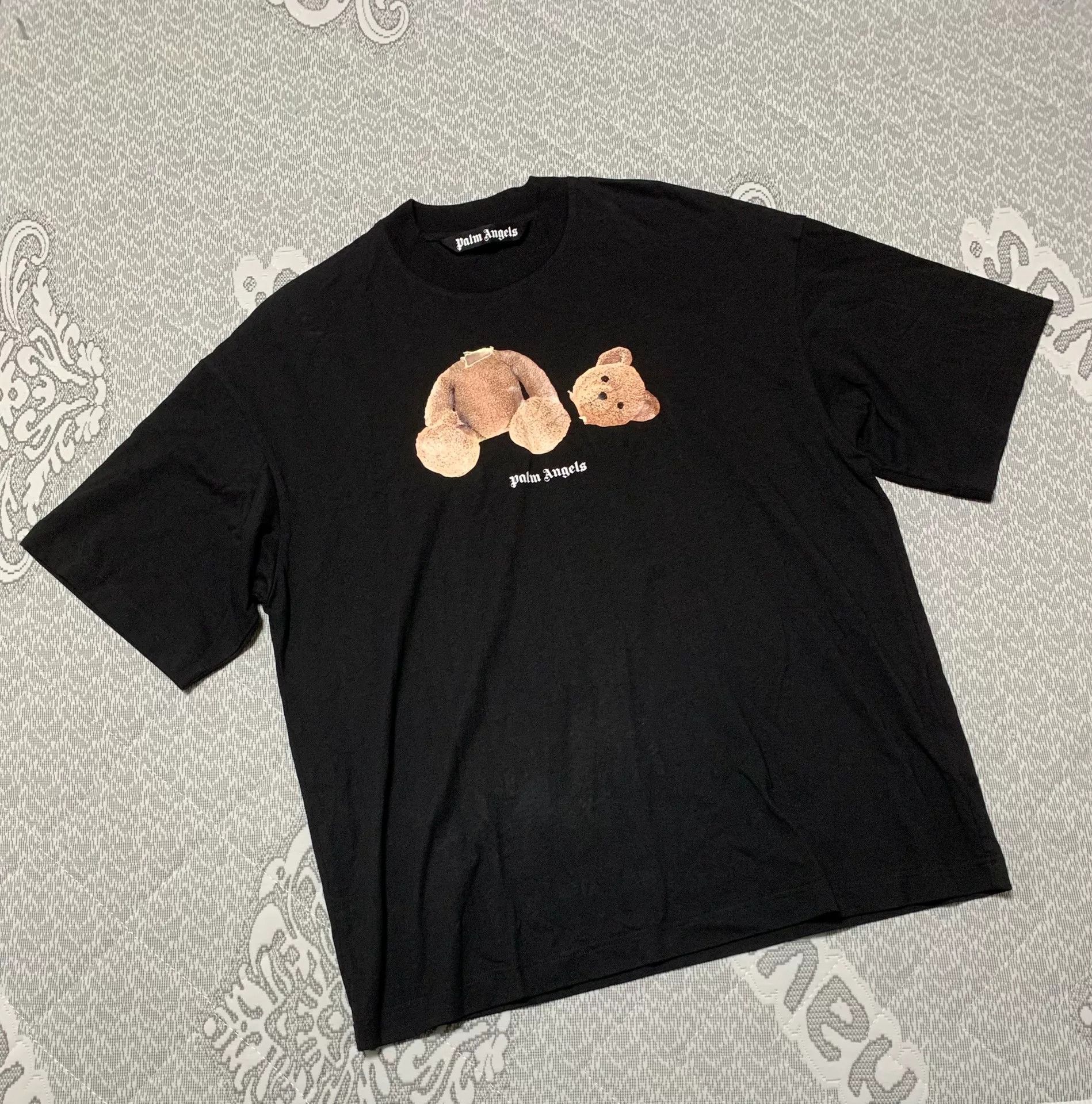 Palm Angels Palm Angels Bear Print Short Sleeve Size US M / EU 48-50 / 2 - 1 Thumbnail